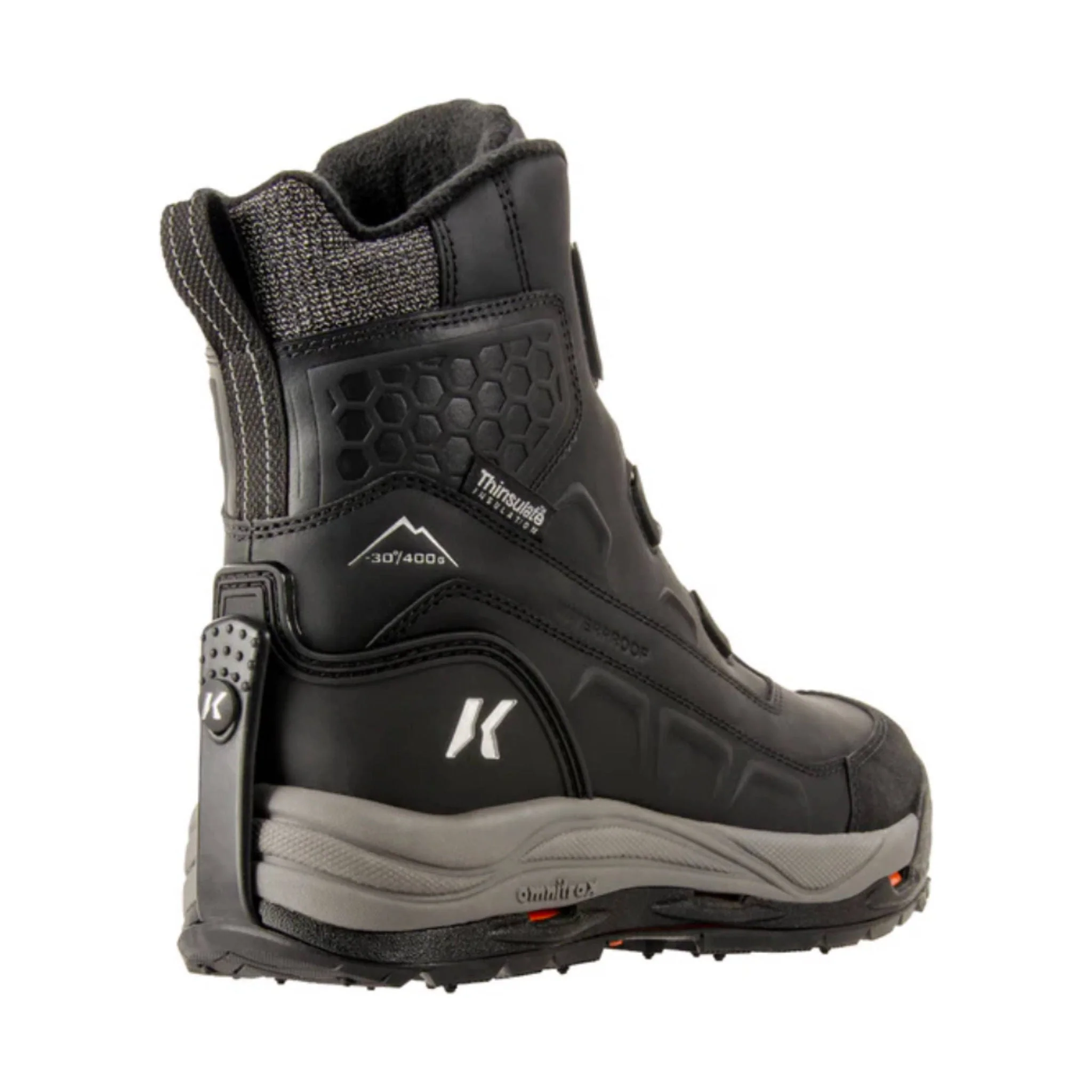Korkers Men's Snowmageddon Boa Winter Boots - Black - Image 5