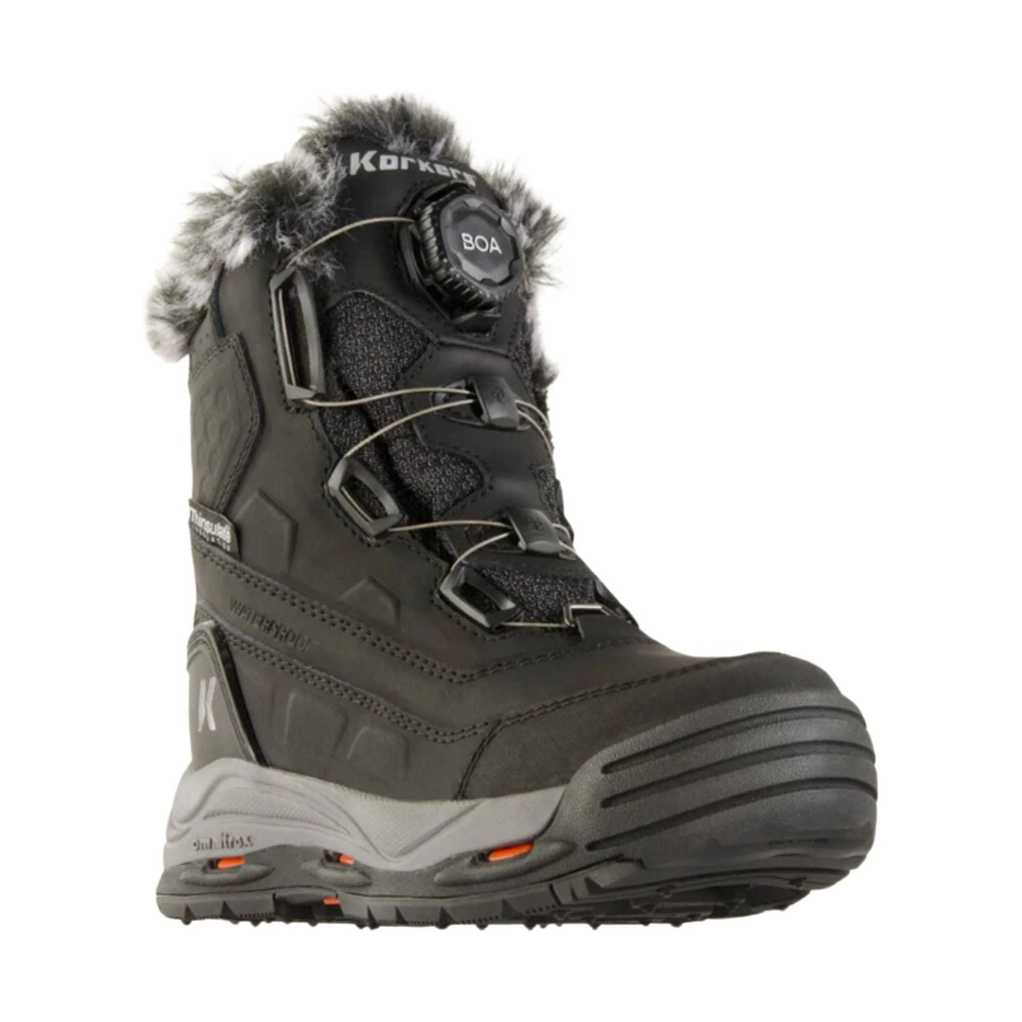 Korkers Women's Snowmageddon Boa Winter Boots - Black - Image 2