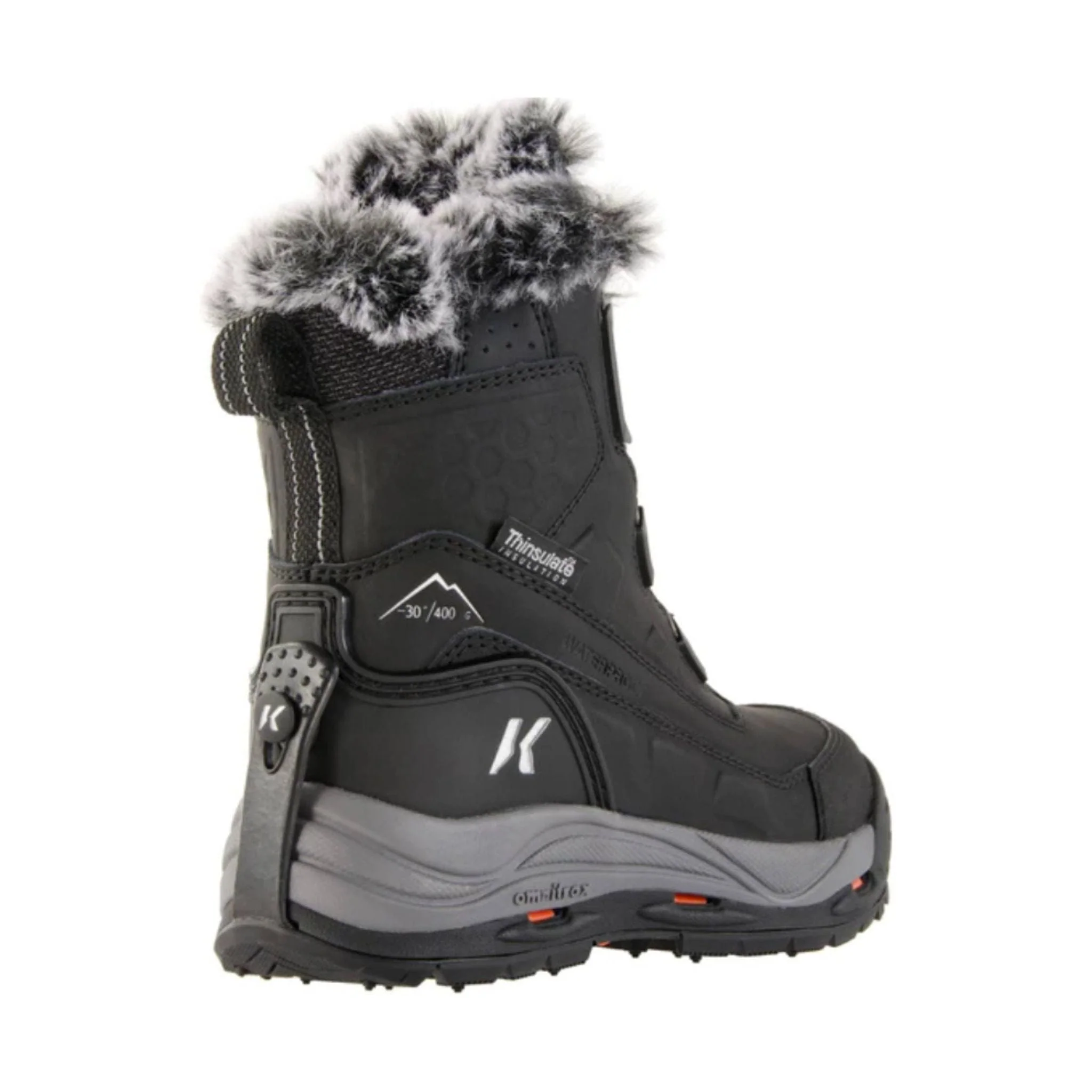Korkers Women's Snowmageddon Boa Winter Boots - Black - Image 5