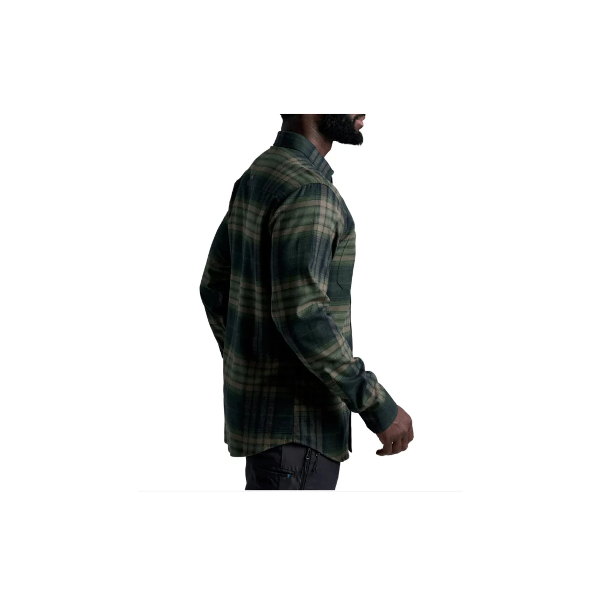 Kuhl Men's Fugitive Flannel Long Sleeve - Dark Forest - Image 2