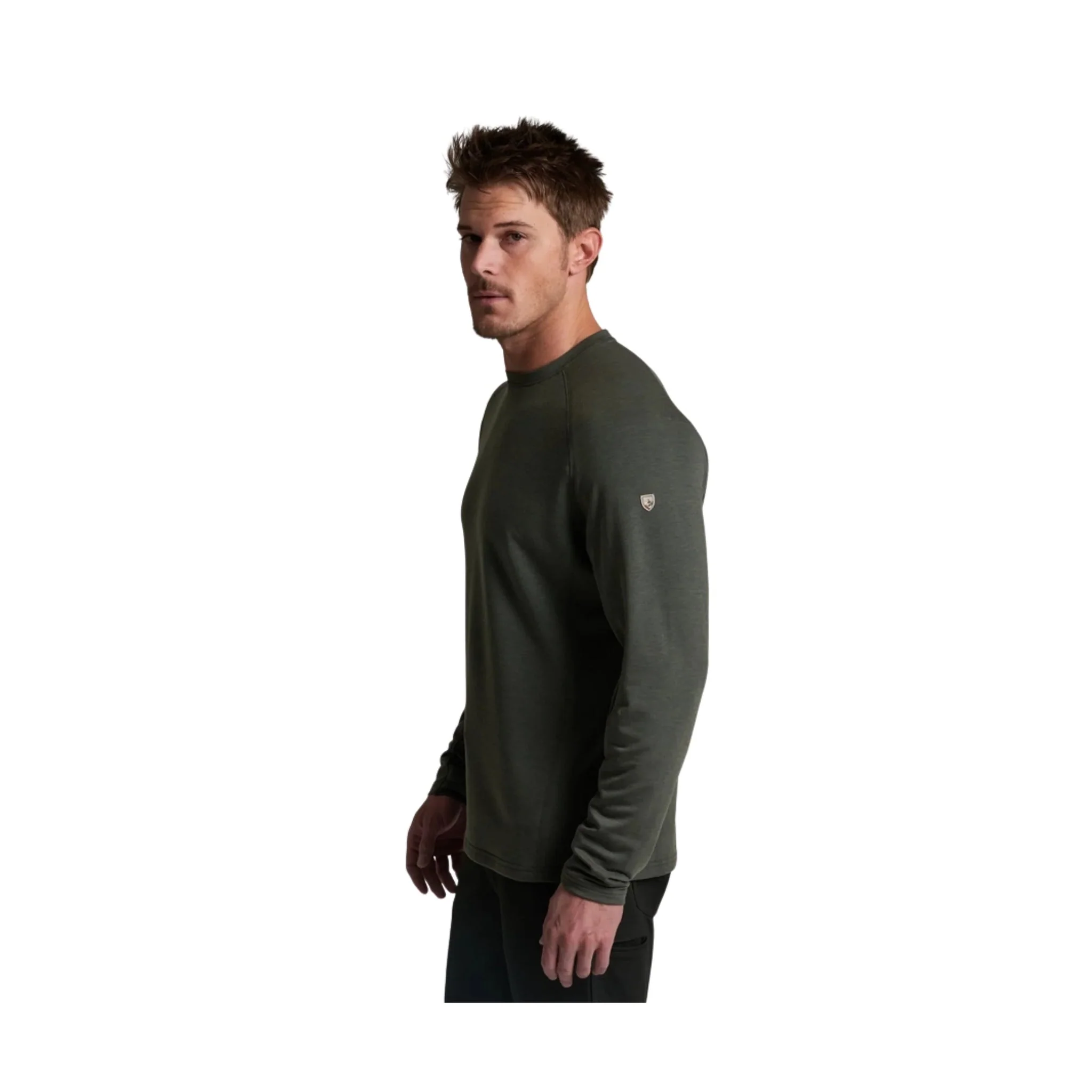 Kuhl Men's Influx Long Sleeve Crew - Moss Stone - Image 2