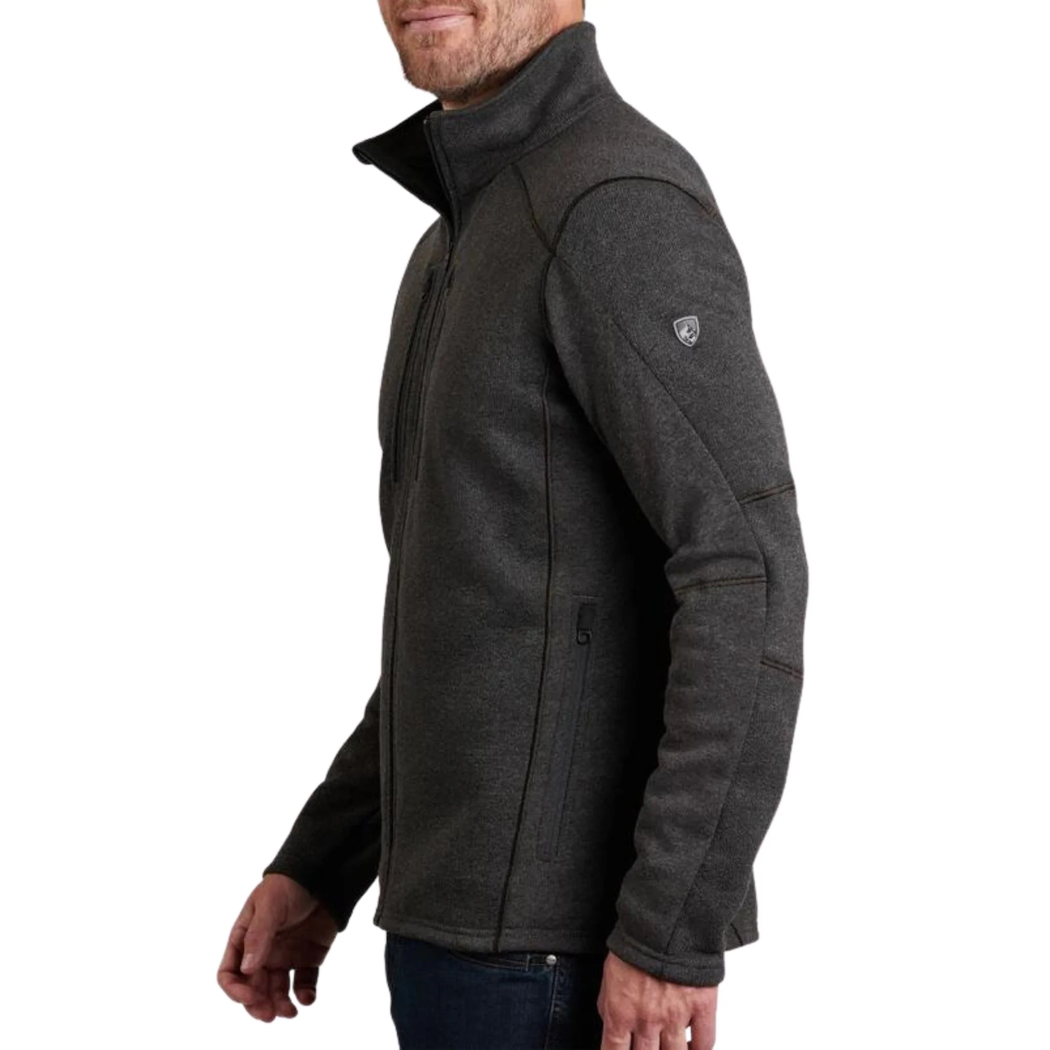 Kuhl Mens Interceptr Full Zip - Steel - Image 2