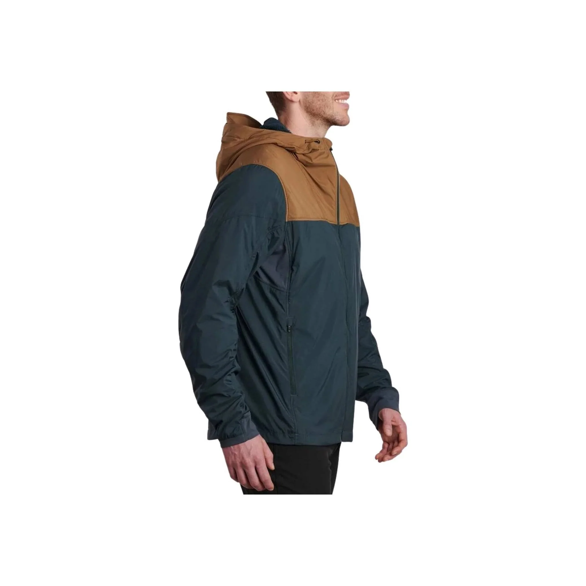 Kuhl Men's One Hoody - Deep Pond/Dark Khaki - Image 2