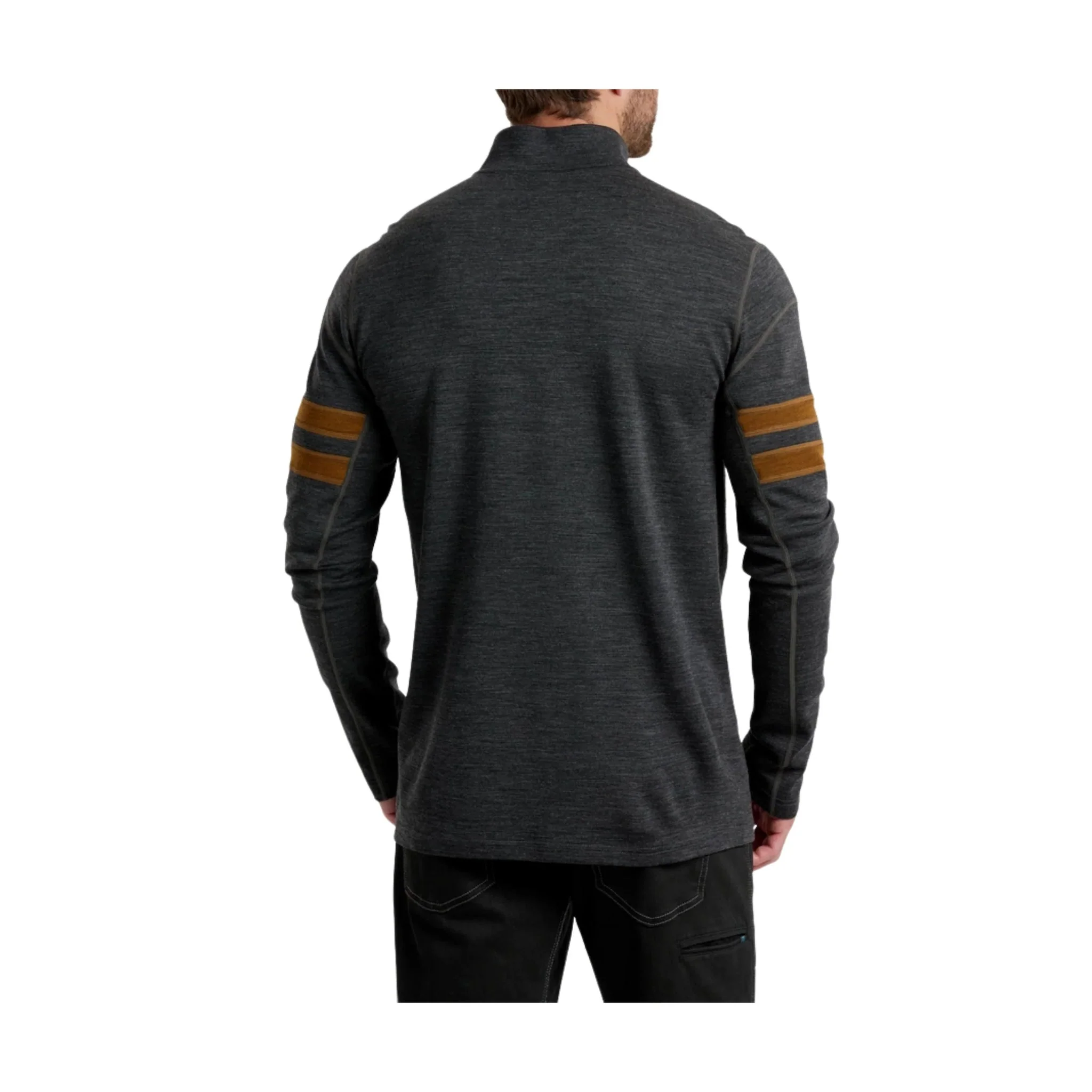 Kuhl Men's Team Merino Quarter Zip - Cast Iron - Image 3