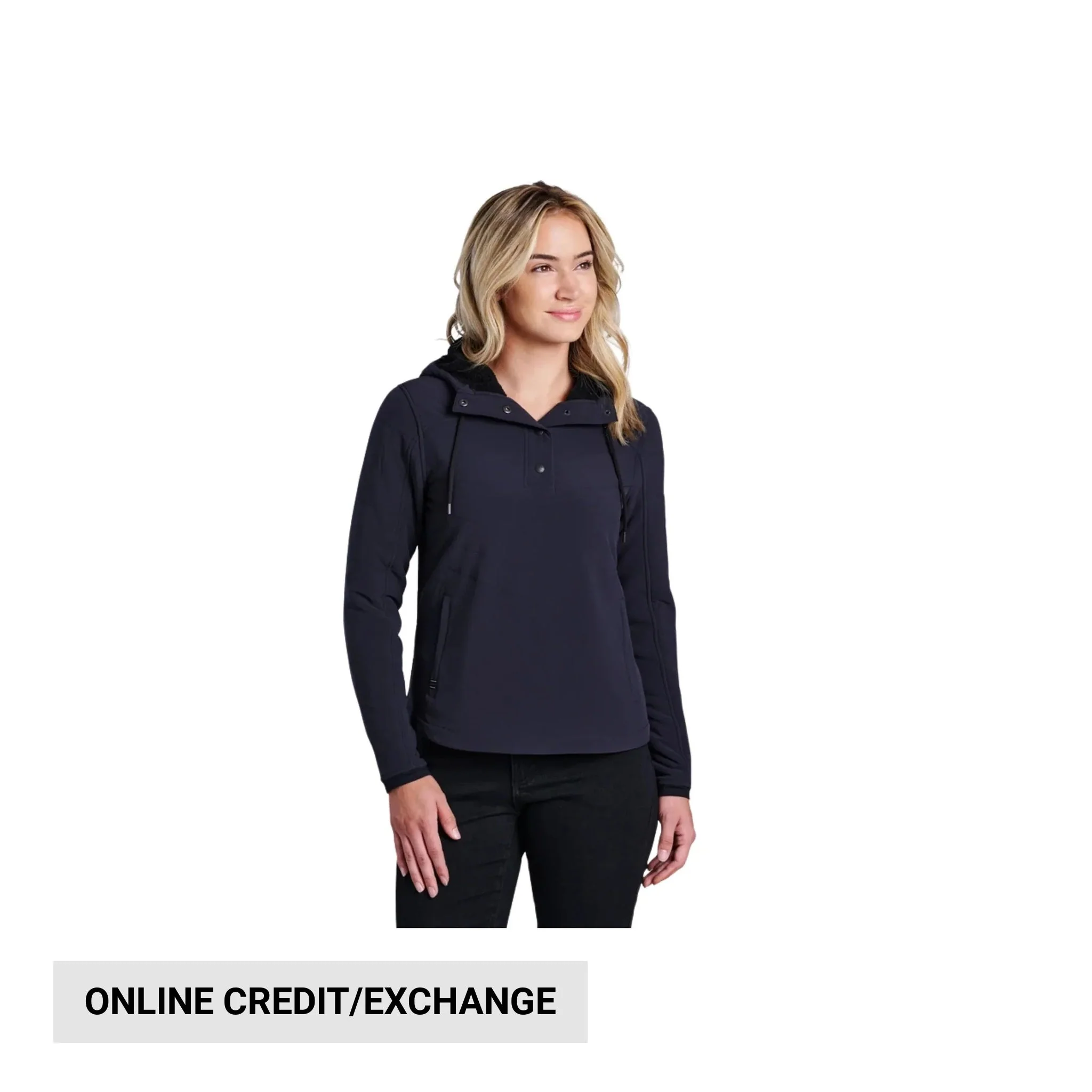 Kuhl Women's Aero Fleece Pullover - Blackout