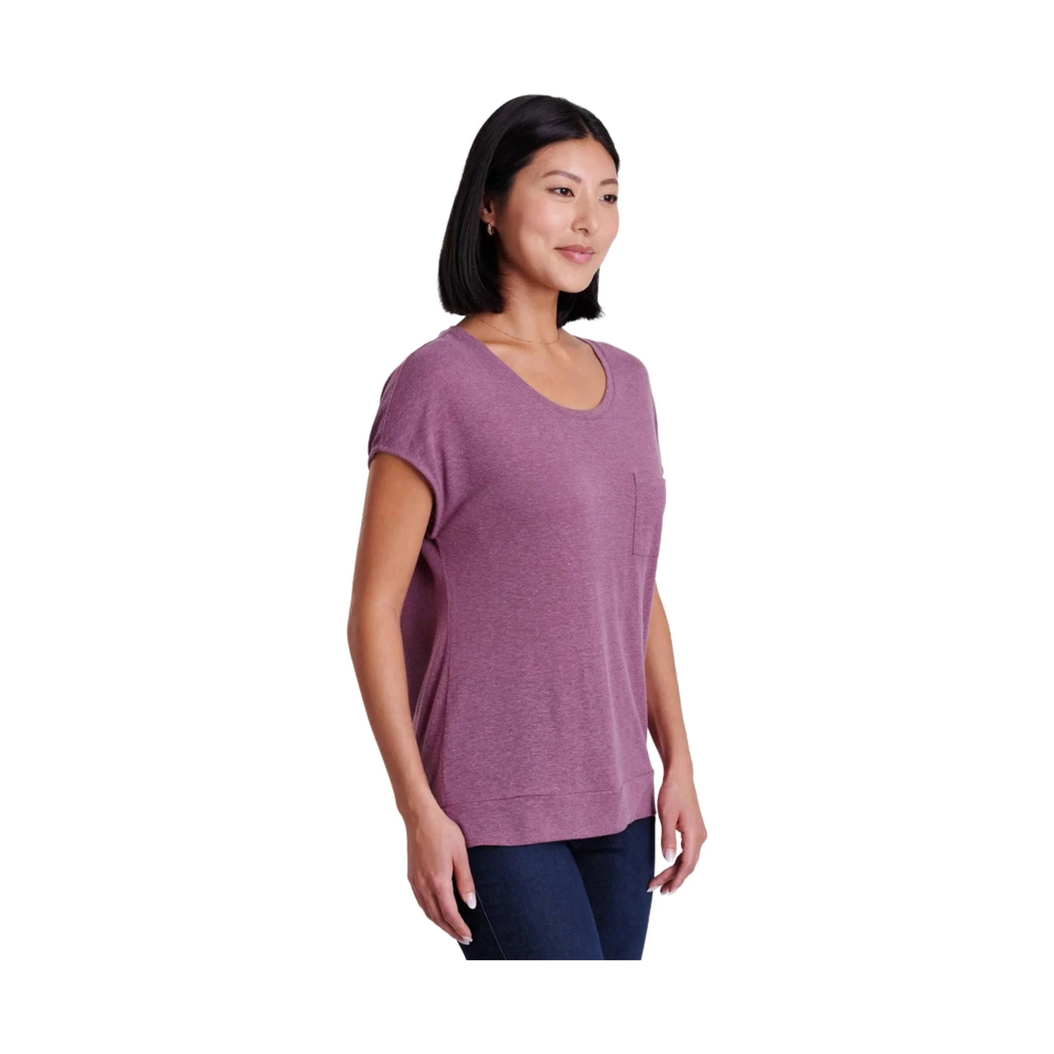 Kuhl Women's Brisa Twist Short Sleeve - Mauve - Image 2