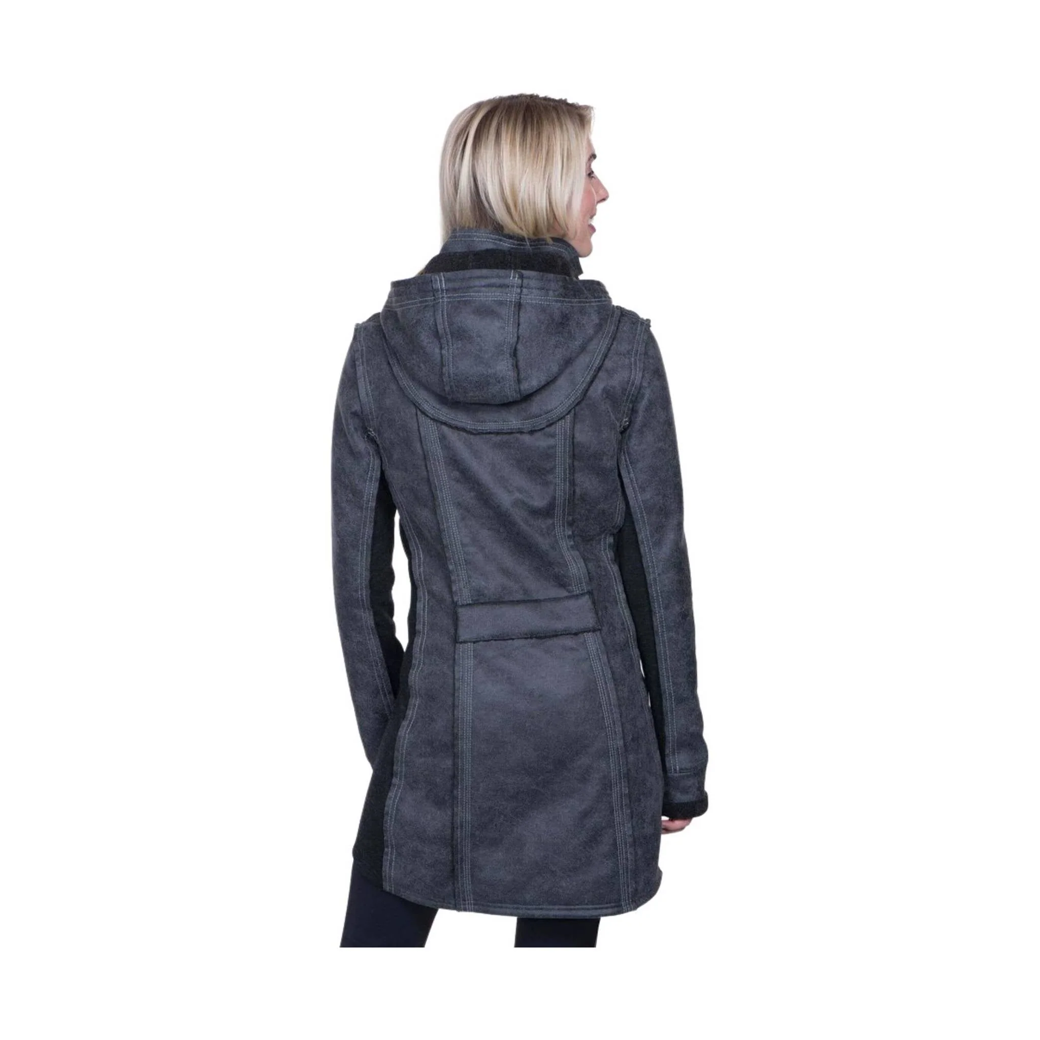 Kuhl Women's Dani Sherpa Trench - Raven - Image 3