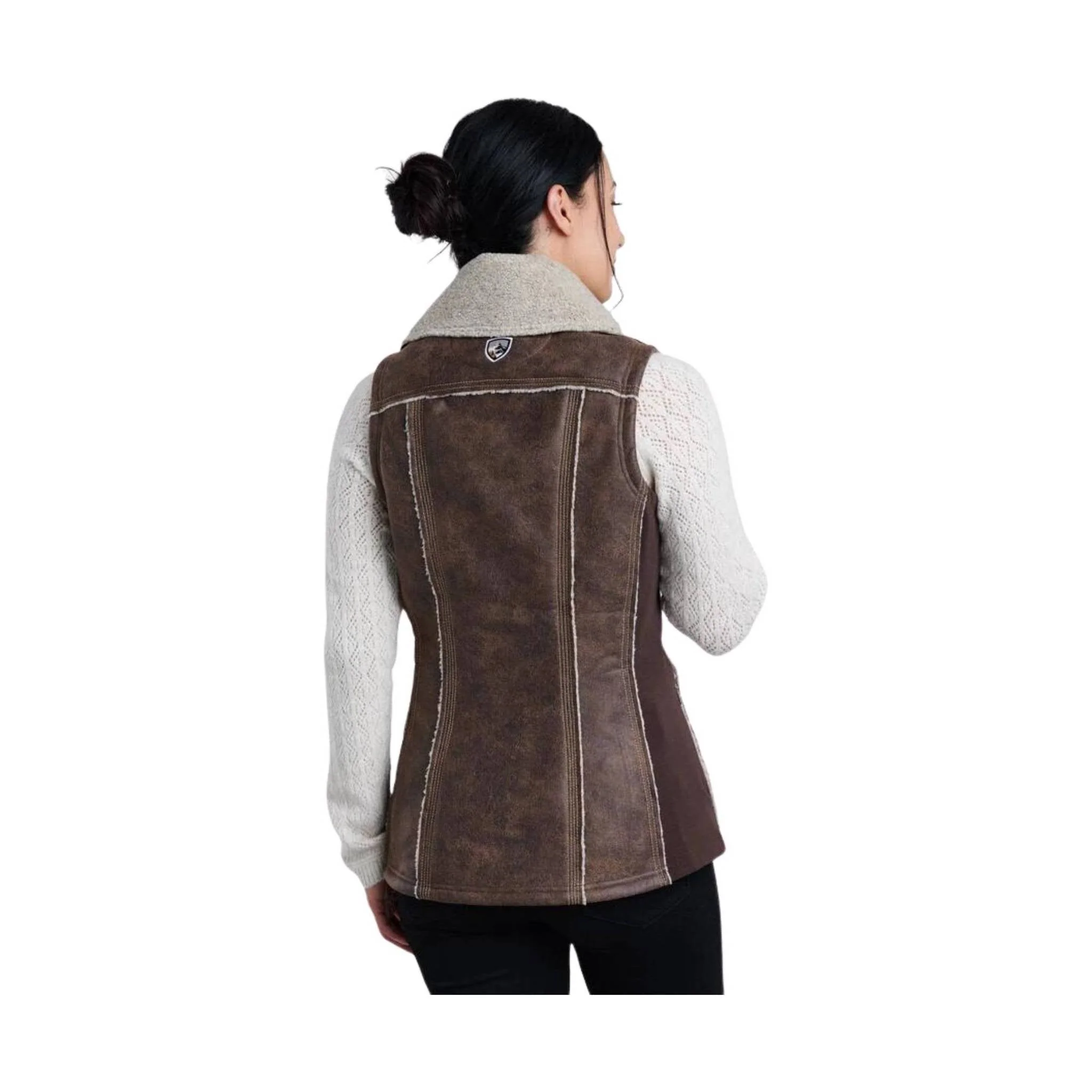 Kuhl Women's Dani Sherpa Vest - Oak - Image 3