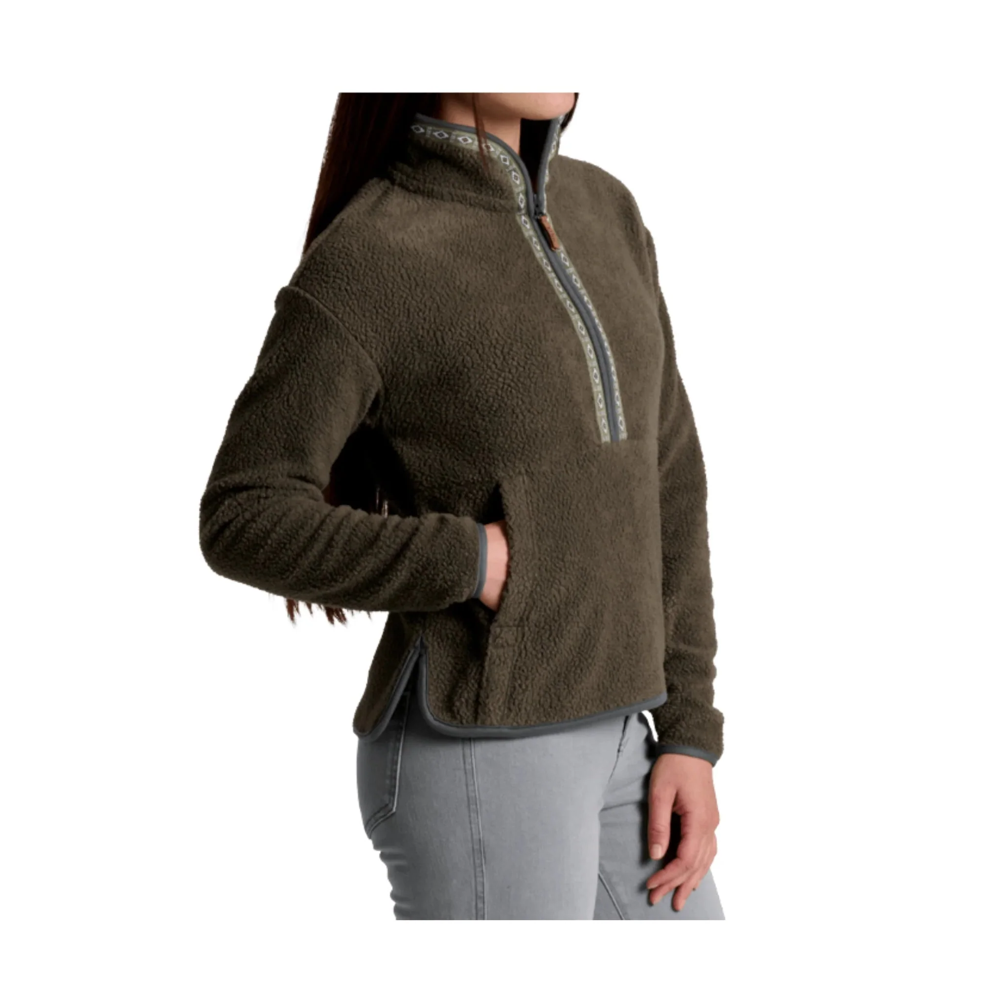 Kuhl Women's Hygge Half Zip - Vine - Image 2