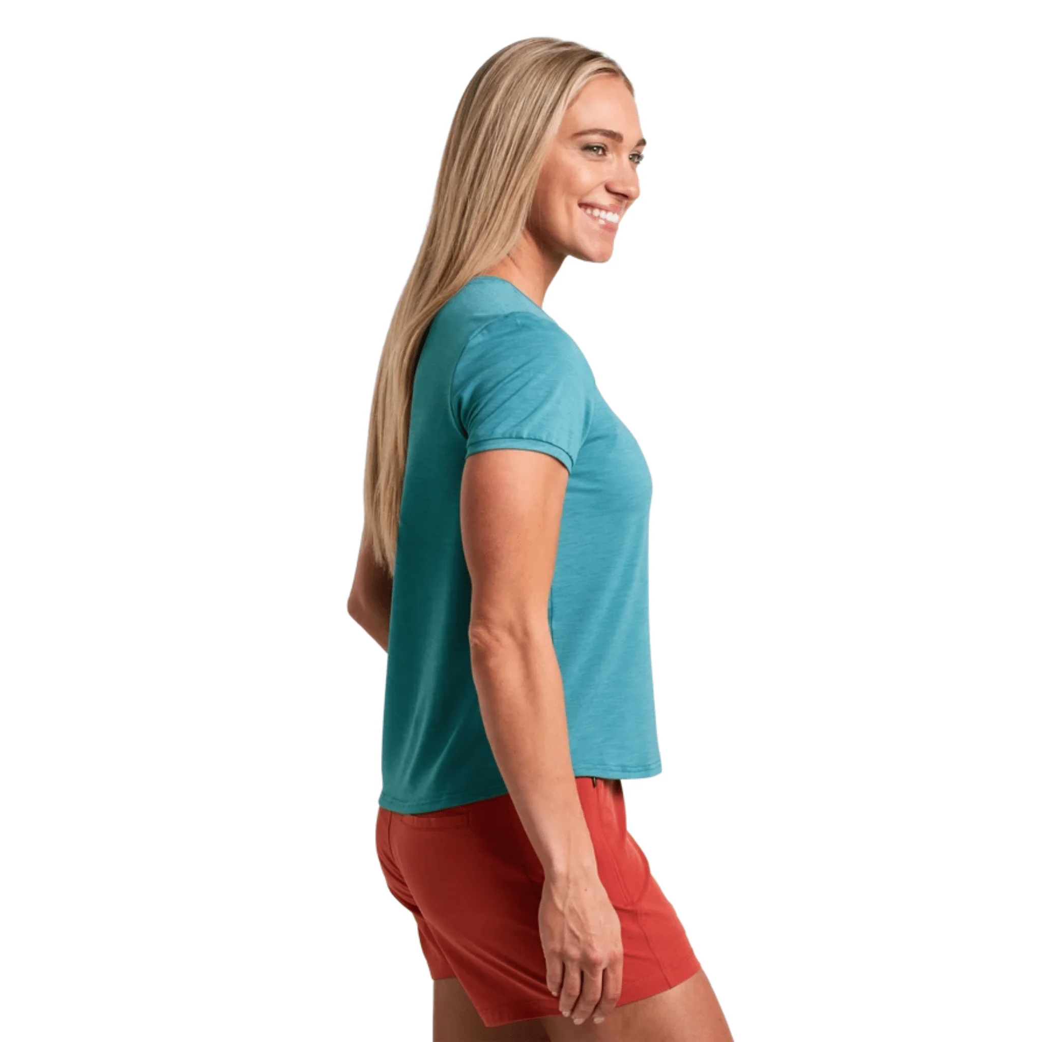 Kuhl Women's Inspira Short Sleeve - Aqua - Image 2