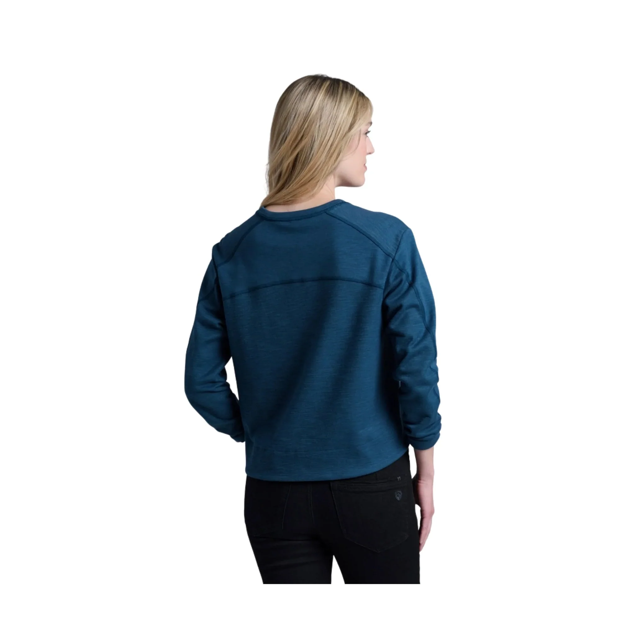 Kuhl Women's Lola Pullover Sweatshirt - Metal Blue - Image 3