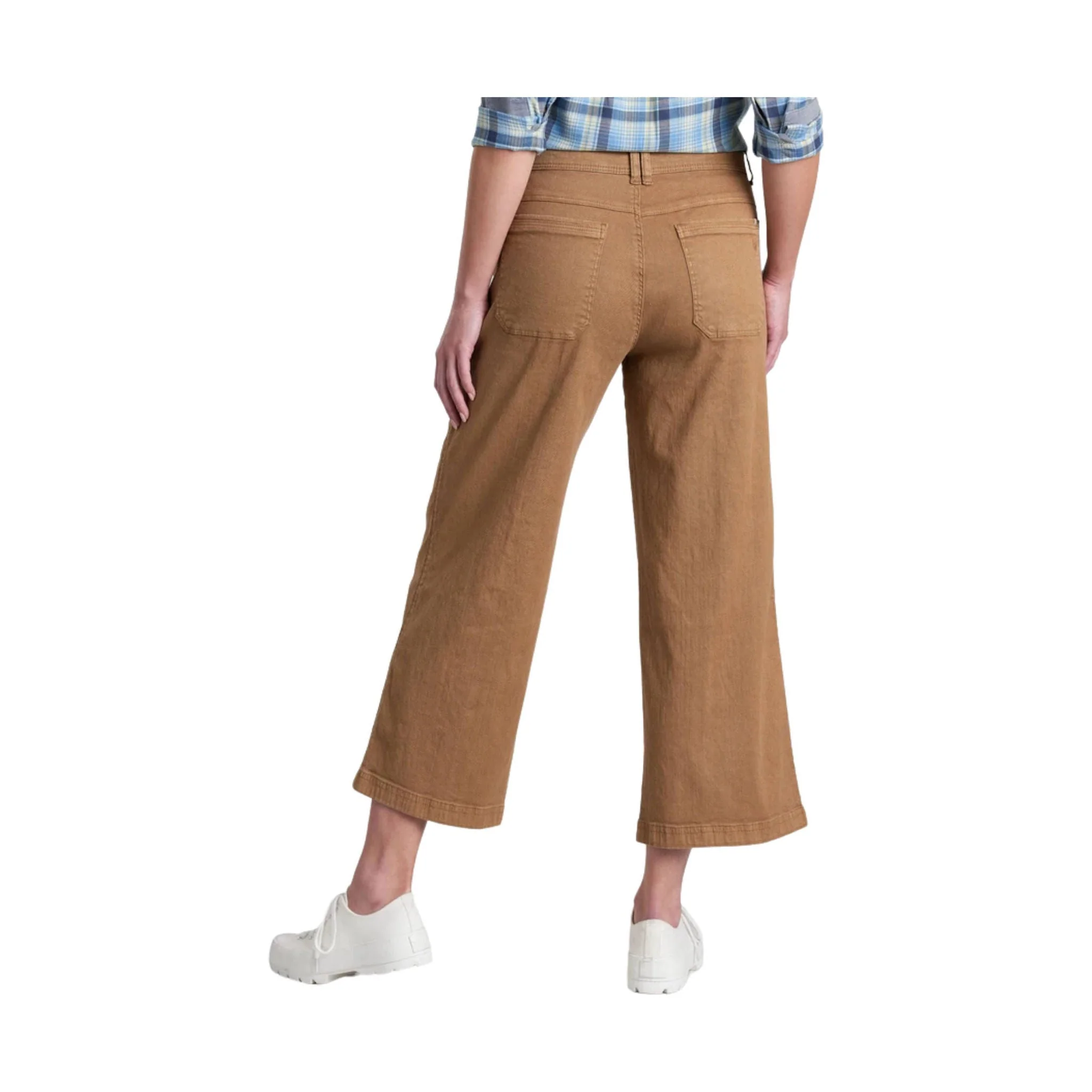 Kuhl Women's Seaboard Wide Leg Crop Pant - Sawdust - Image 3
