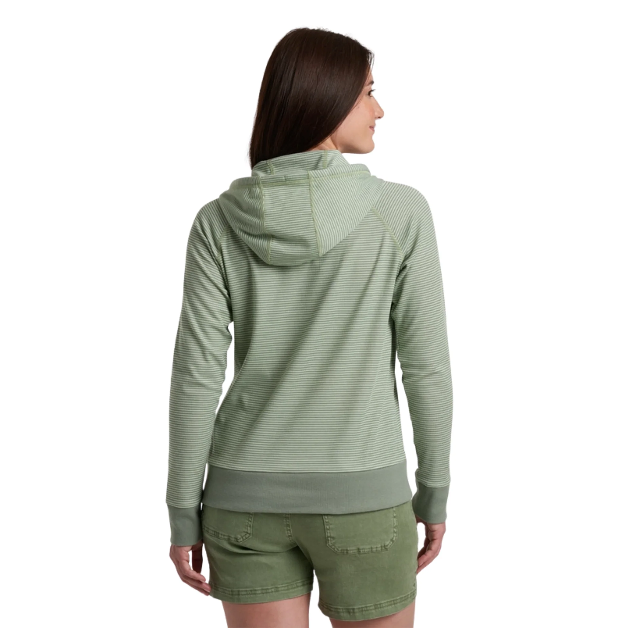 Kuhl Women's Stria Pullover Hoody - Slate Green - Image 3