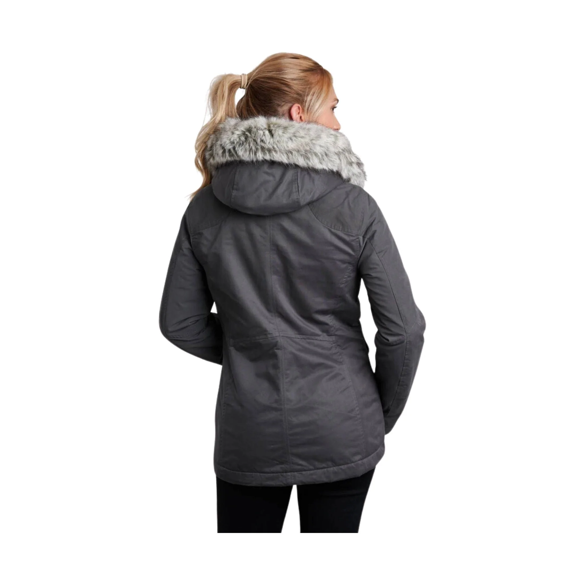 Kuhl Women's Ukon Fleece Lined Hoody - Carbon - Image 3