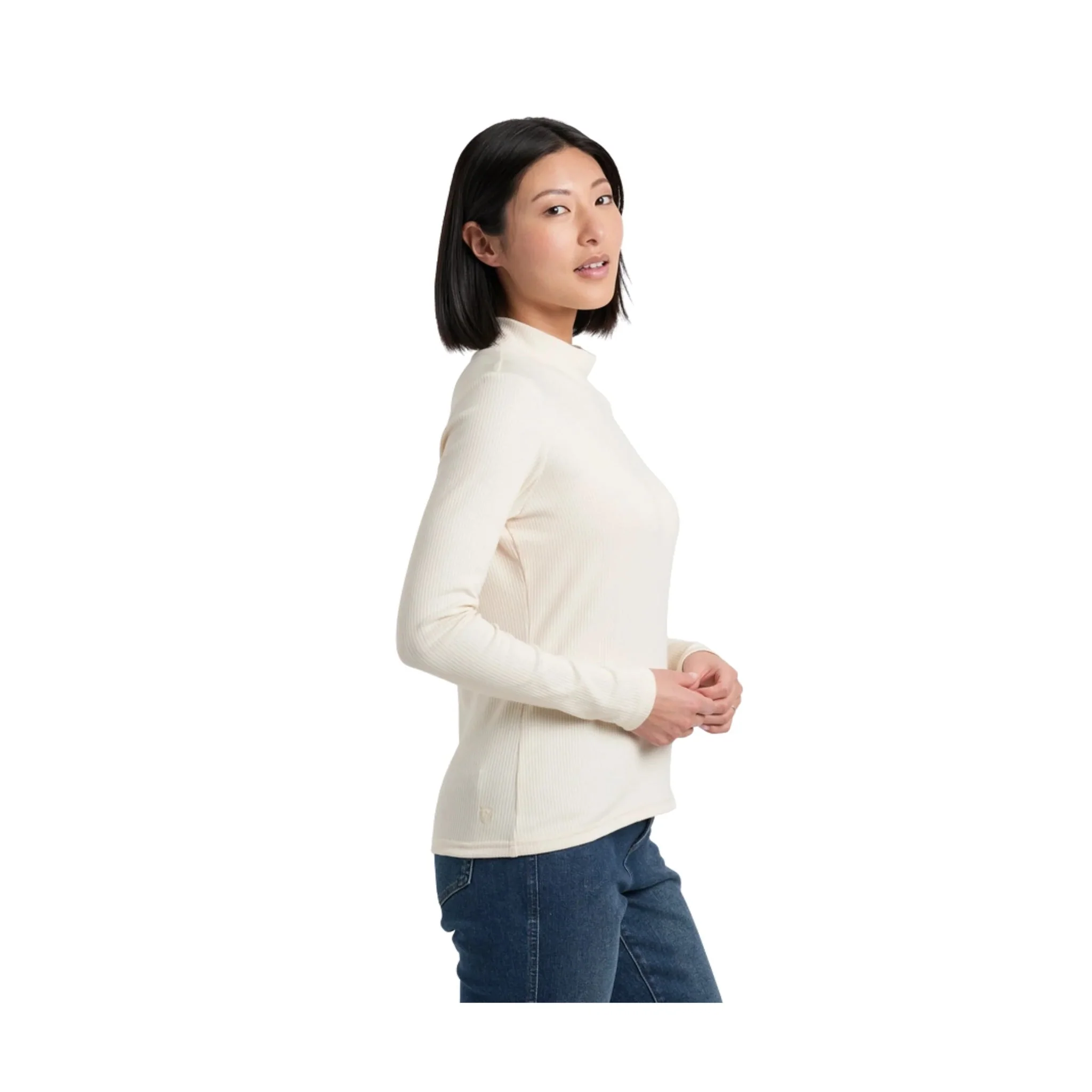 Kuhl Women's Verona Rib Long Sleeve Shirt - Natural - Image 2