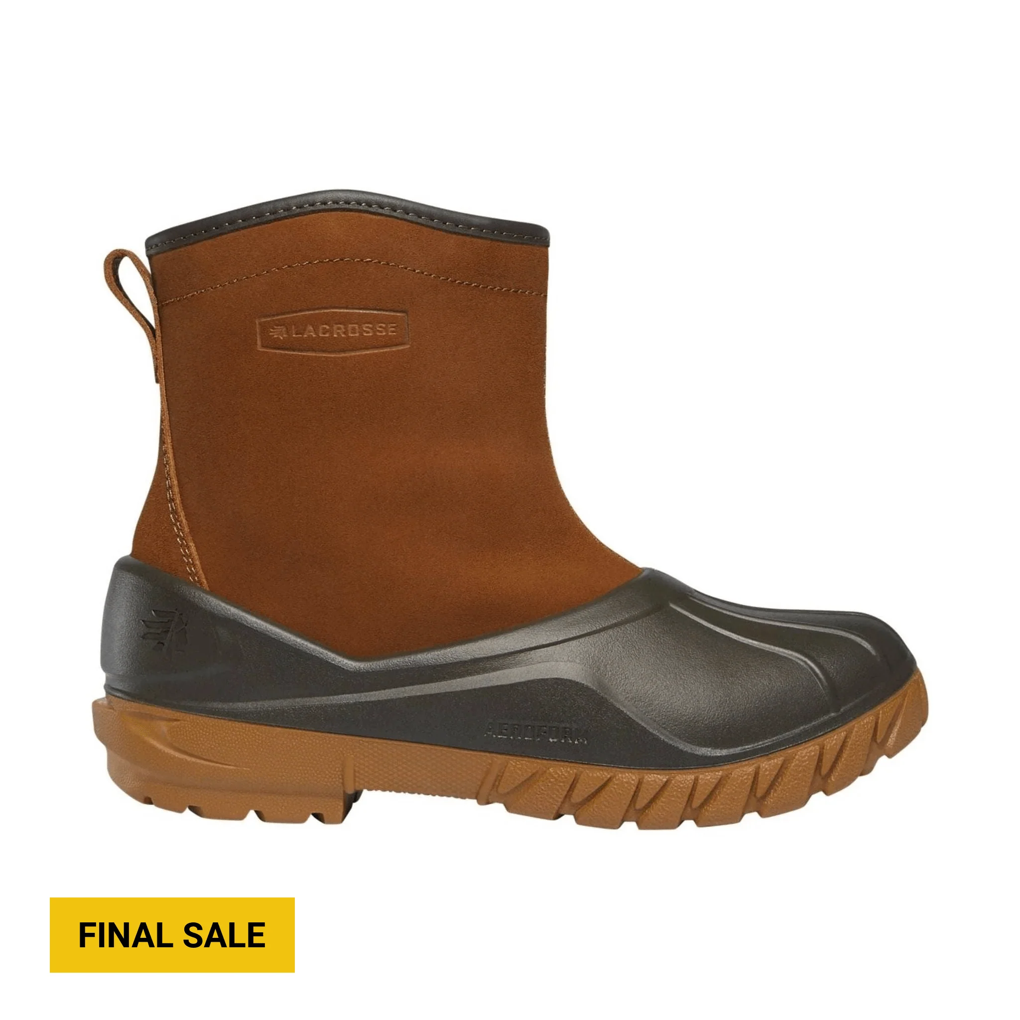 Lacrosse Men's Aero Timber Top Shearling Zip 8 Inch Boots - Clay Brown
