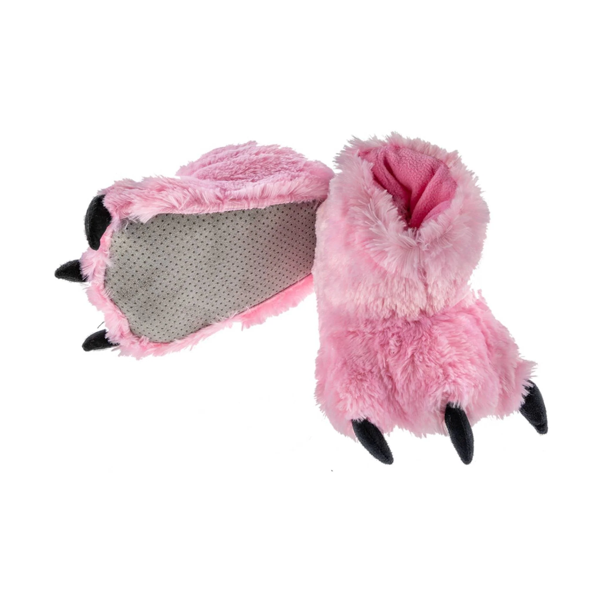Lazy One Bear Paw Slippers - Pink - Image 2