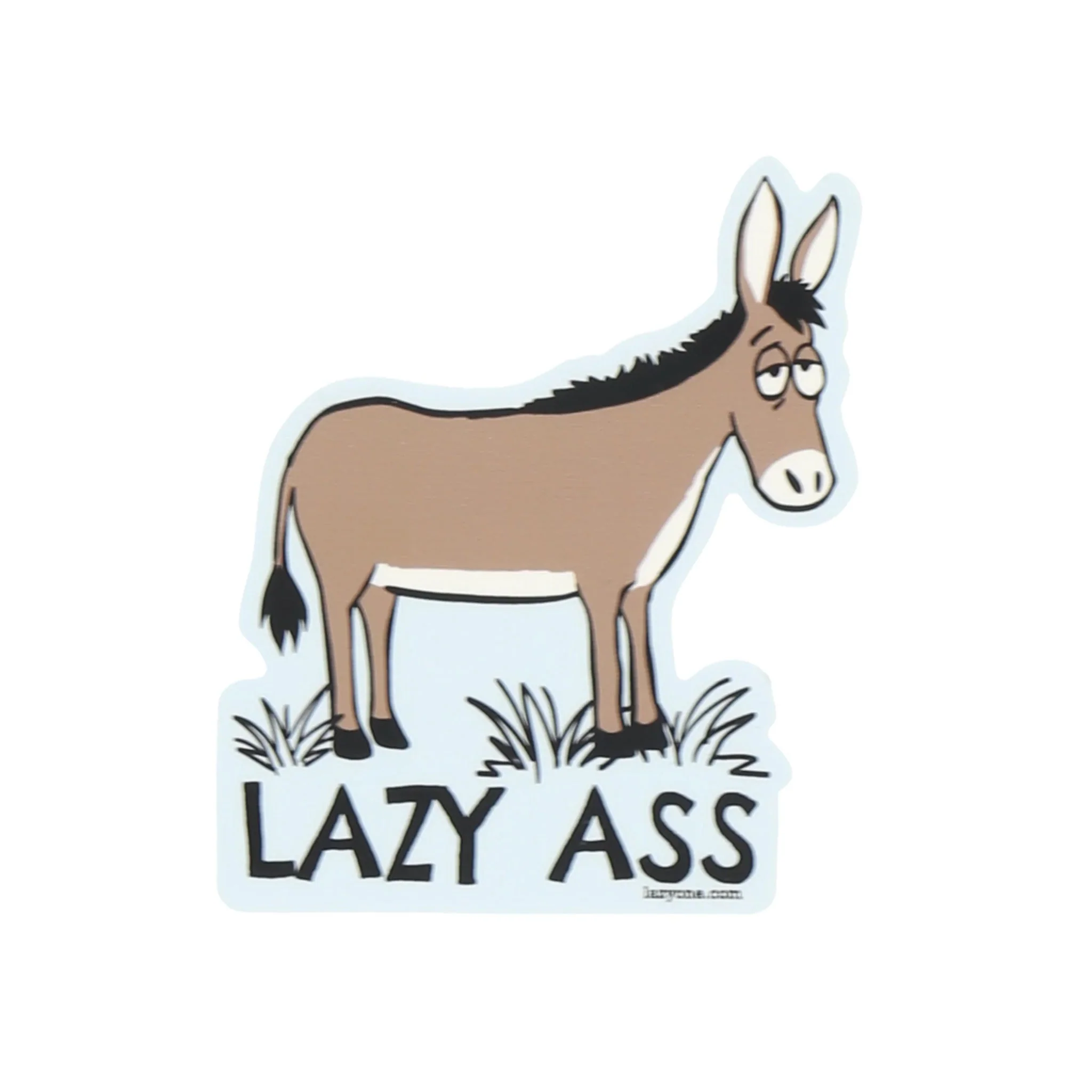 Lazy One Lazy Ass Sticker - Blue