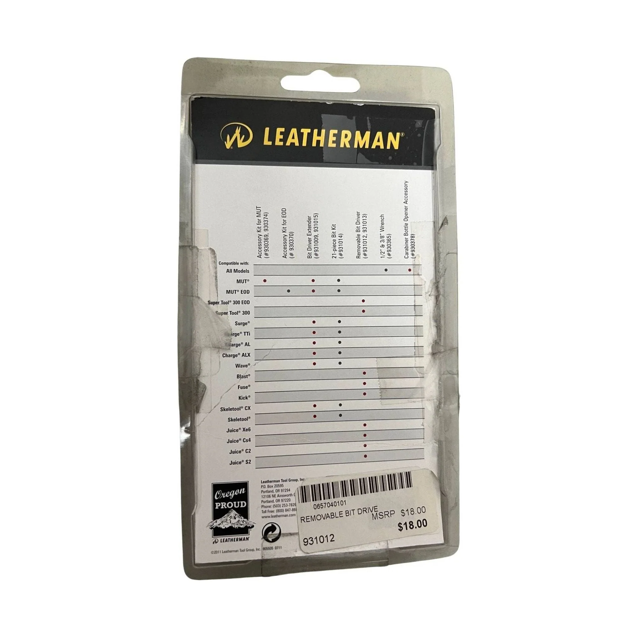 Leatherman Removable Bit Drive - Black/Grey - Image 2