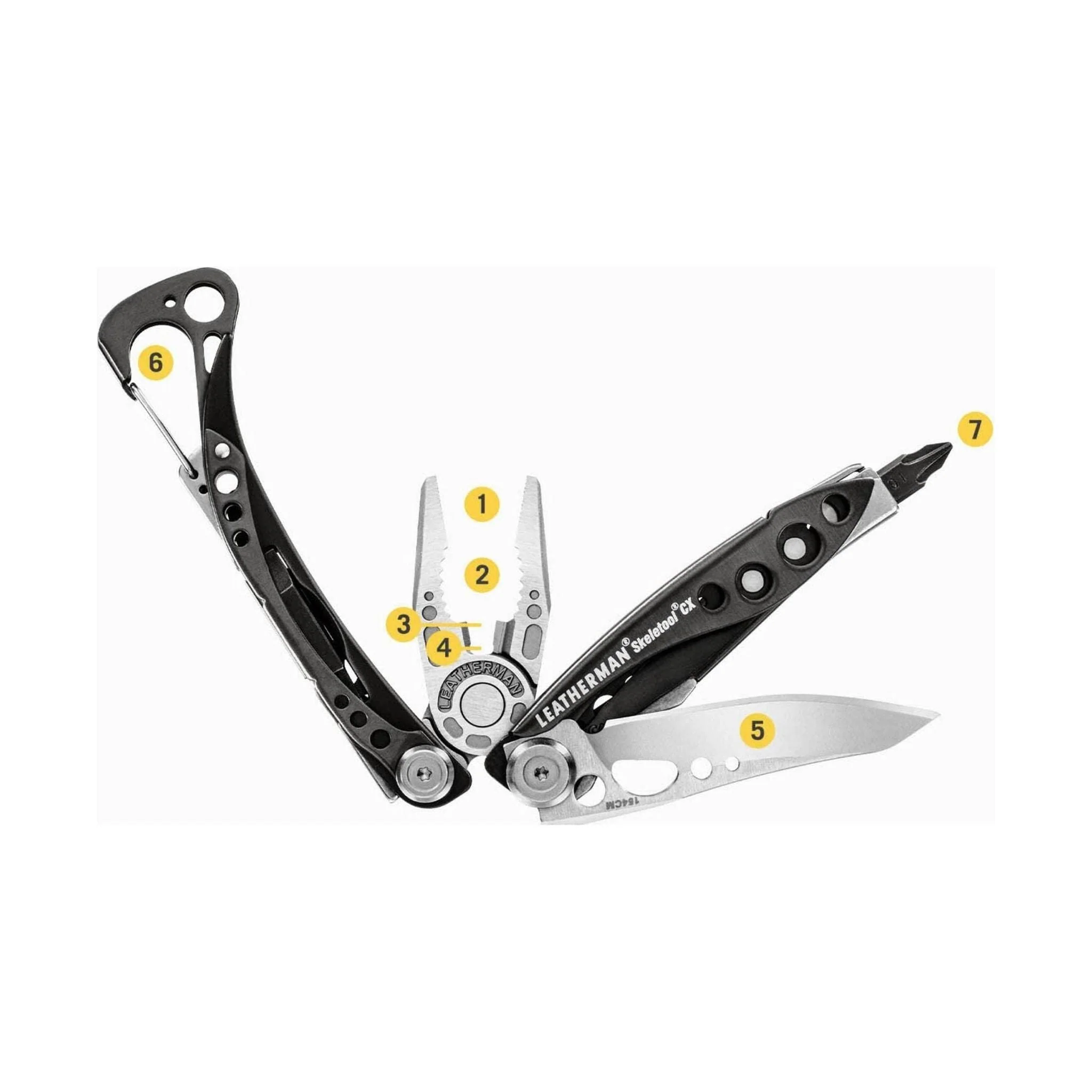 Leatherman Skeletool CX - Stainless Steel/Black - Image 5