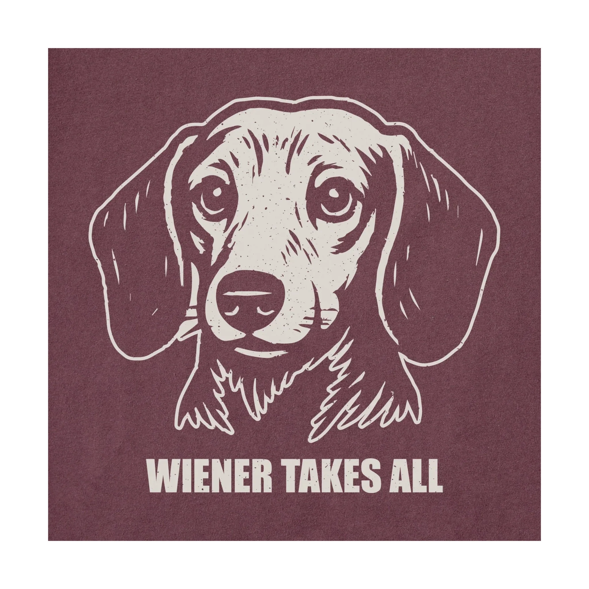 Life Is Good Men's Bert's Takes All Weiner Short Sleeve Crusher Tee - Mahogany Brown - Image 2