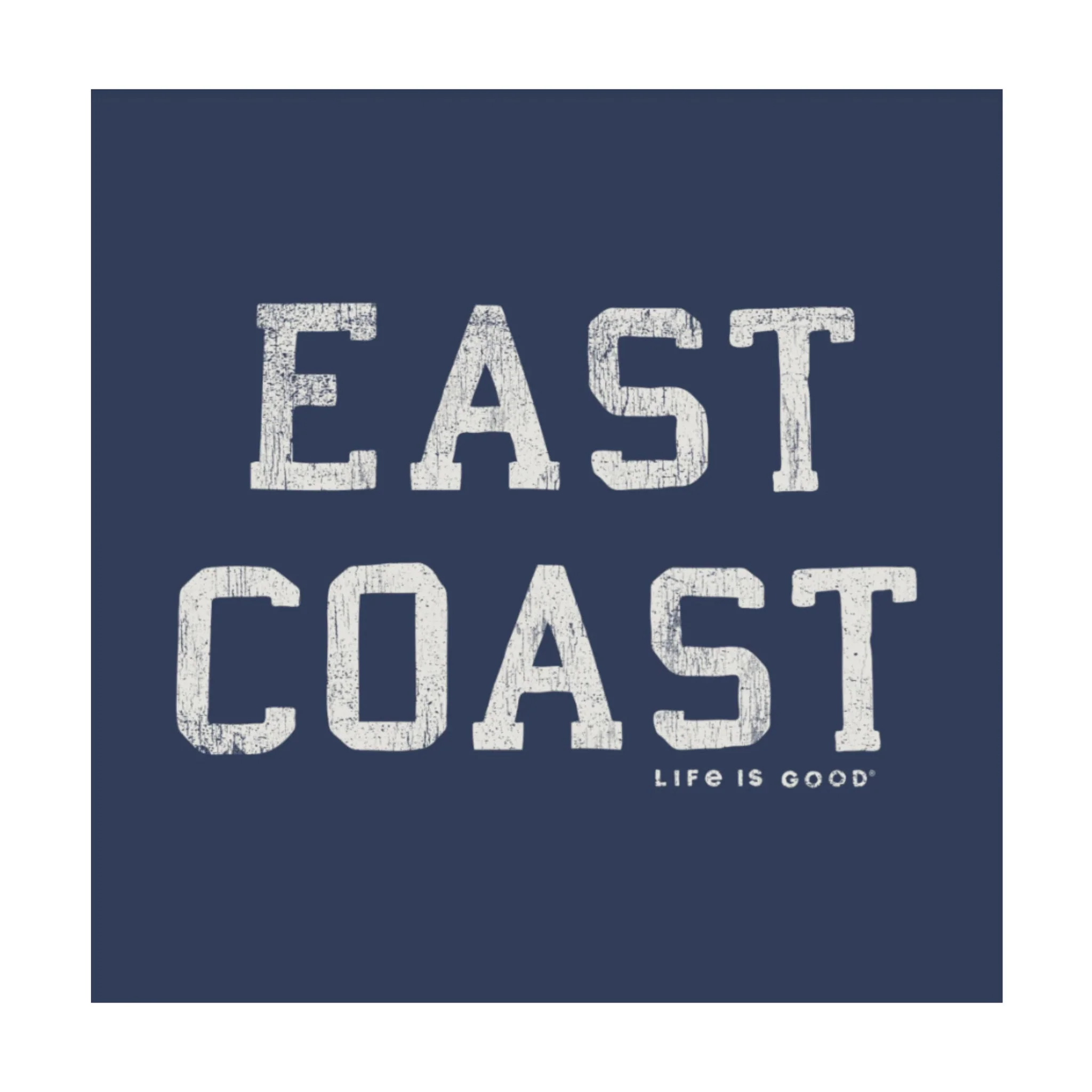 Life Is Good Men's East Coast Short Sleeve Crusher Tee - Darkest Blue - Image 2