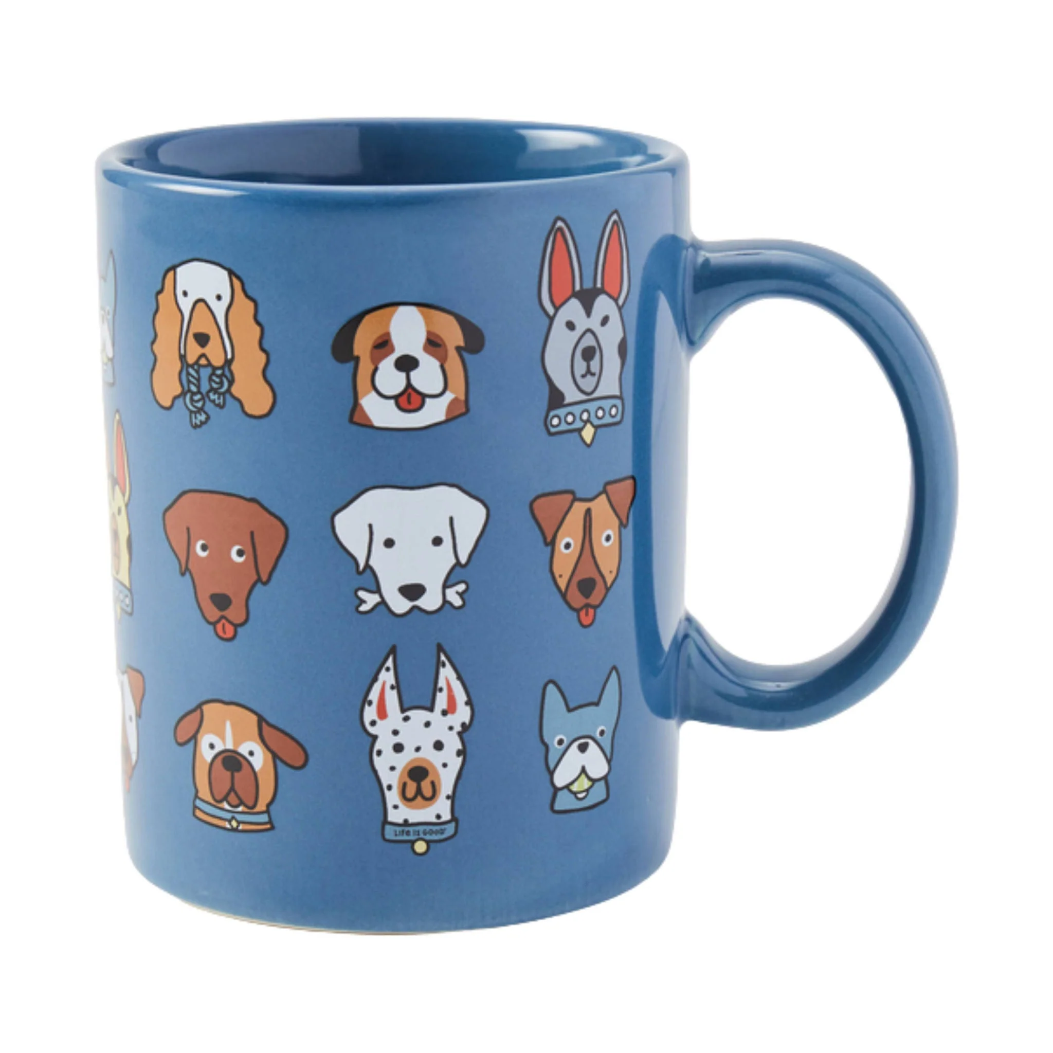 Life Is Good Plenty of Pups Jake's Mug - Smokey Blue - Image 2