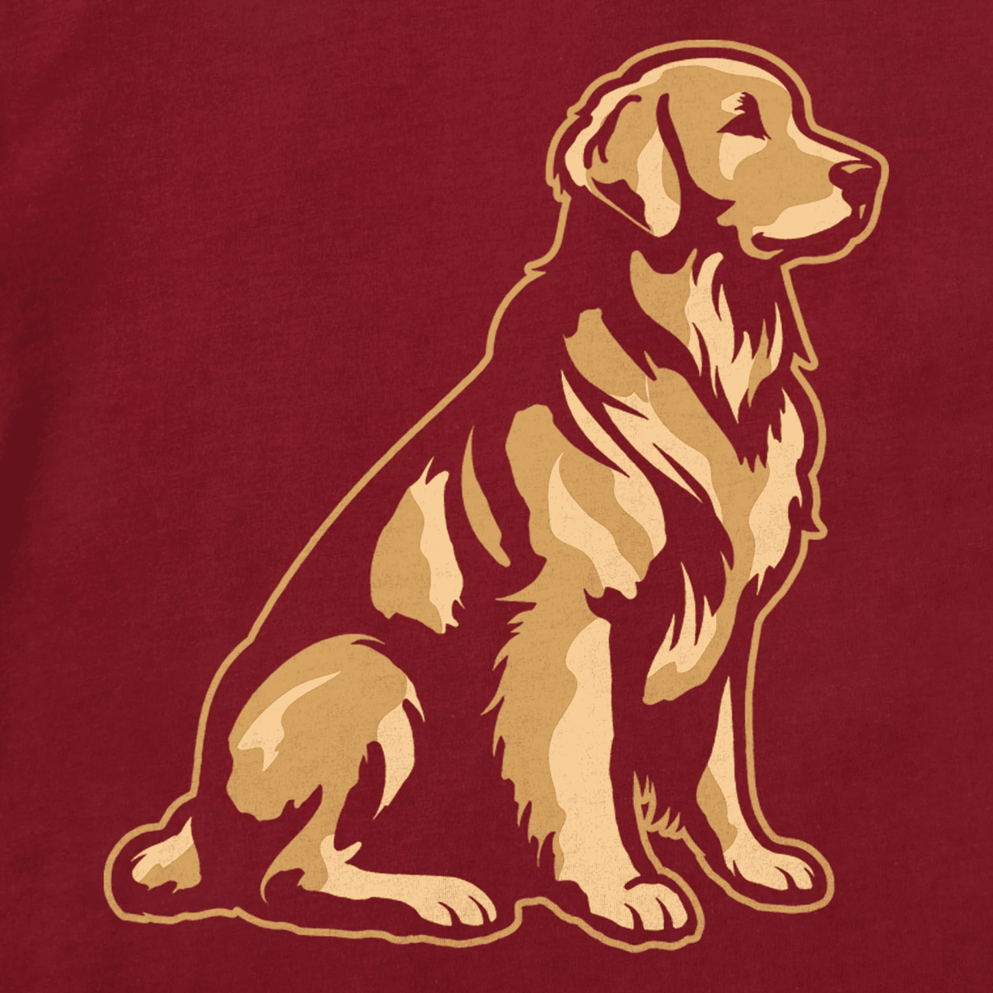Life Is Good Women's Golden Short Sleeve Tee - Adirondack Red - Image 2