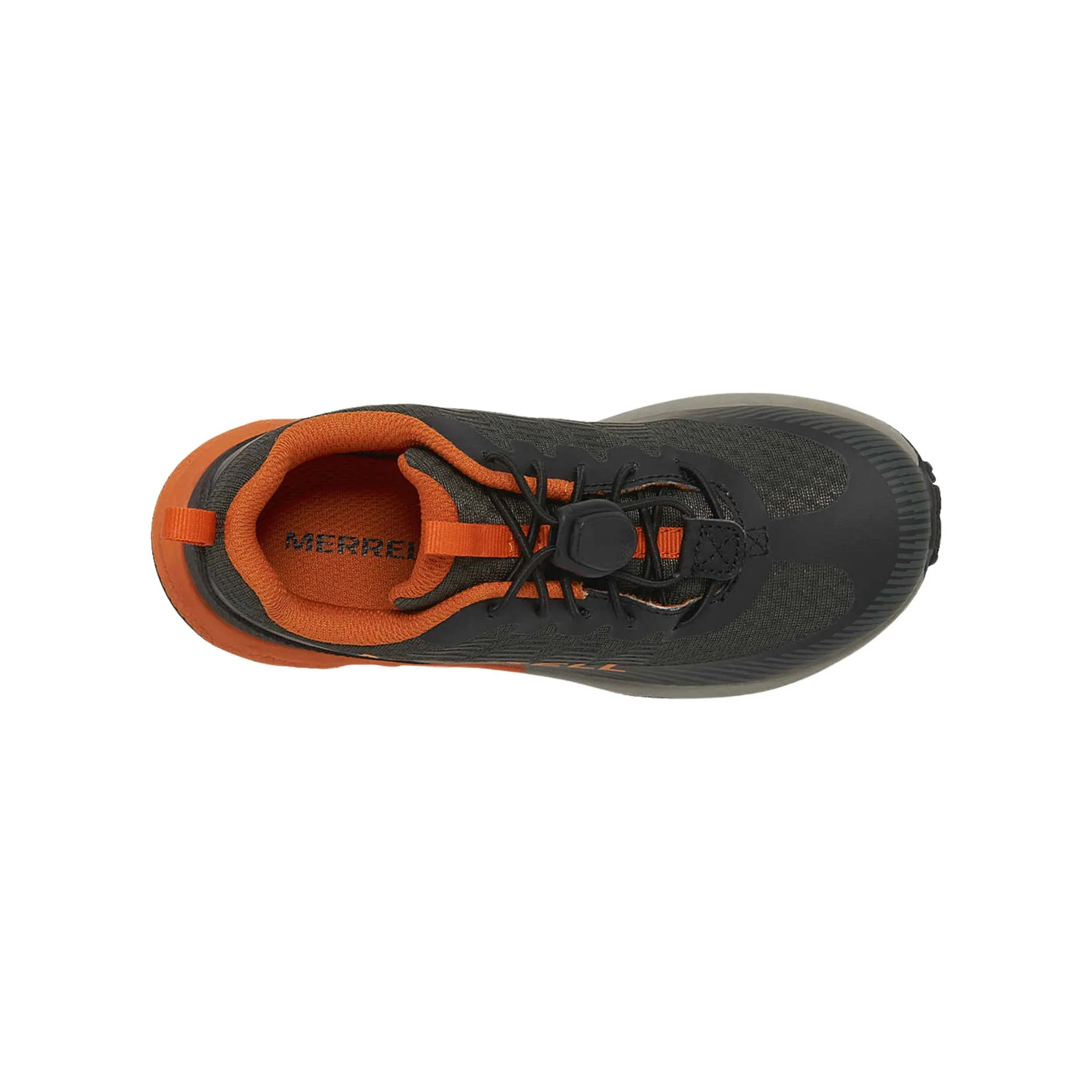 Merrell Big Kids' Agility Peak Trail Running Shoes - Olive/Black/Orange - Image 4