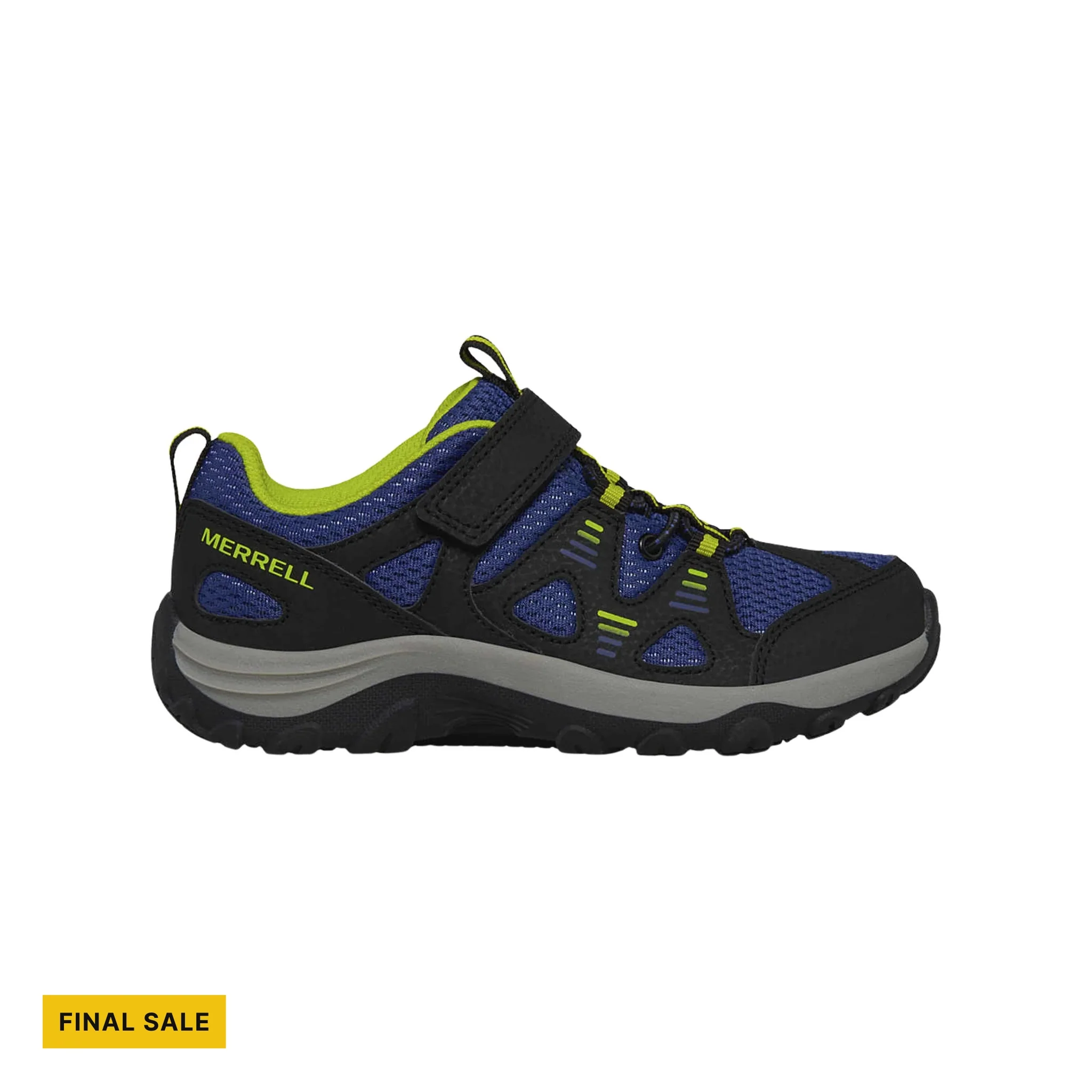 Merrell Big Kids' Trail Chaser 2 Shoes - Black/Blue/Lime