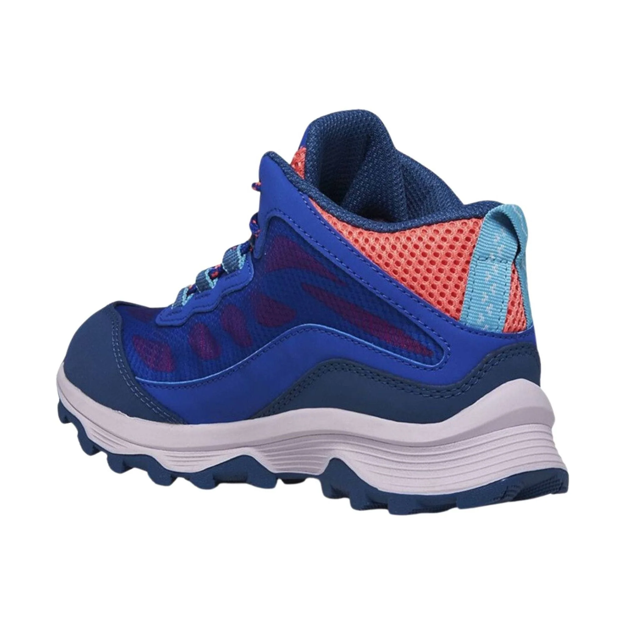 Merrell Kids' Moab Speed Mid Waterproof Shoes - Blue/ Berry/ Turq - Image 2