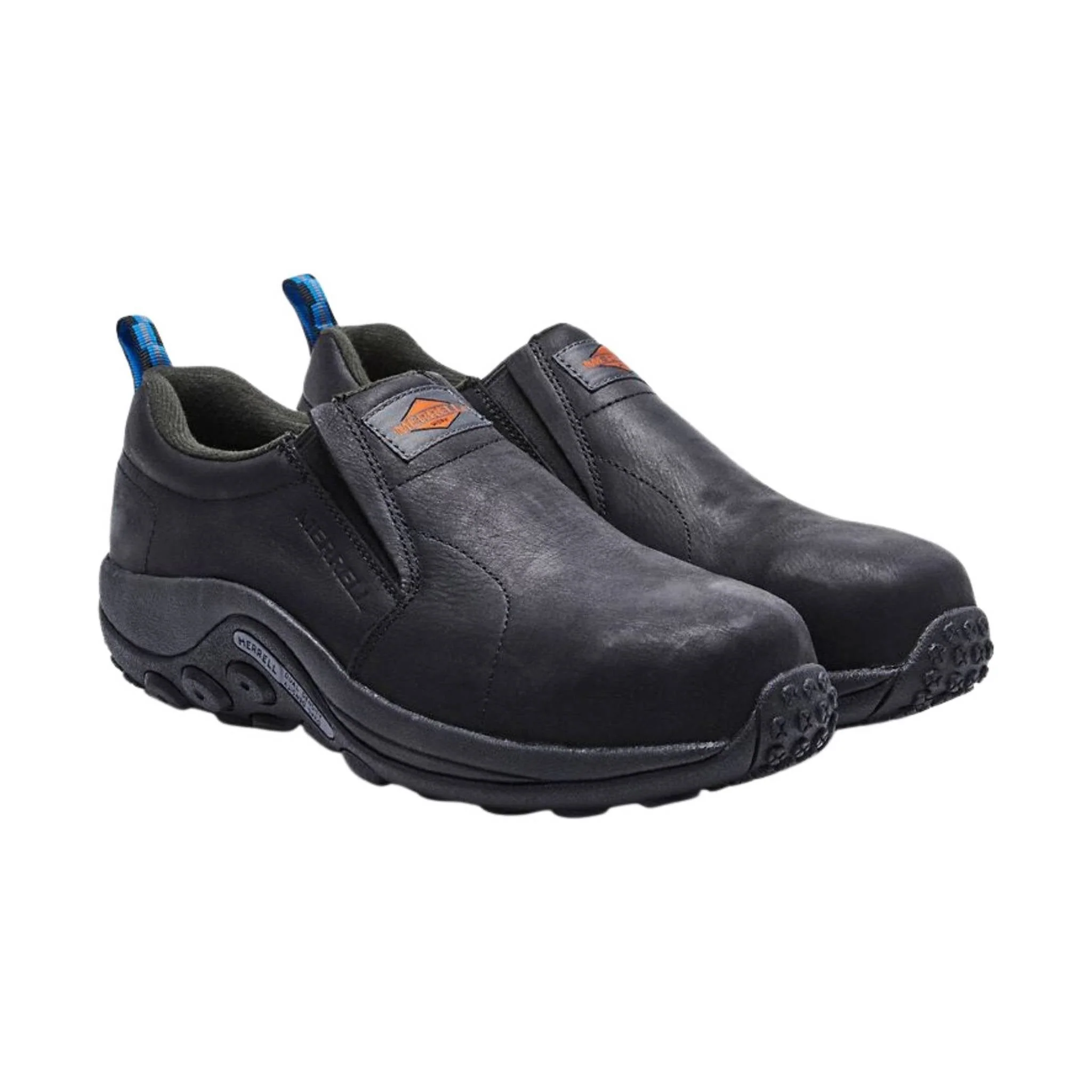 Merrell Men's Jungle Moc Leather Composite Toe Work Shoe - Black - Image 2