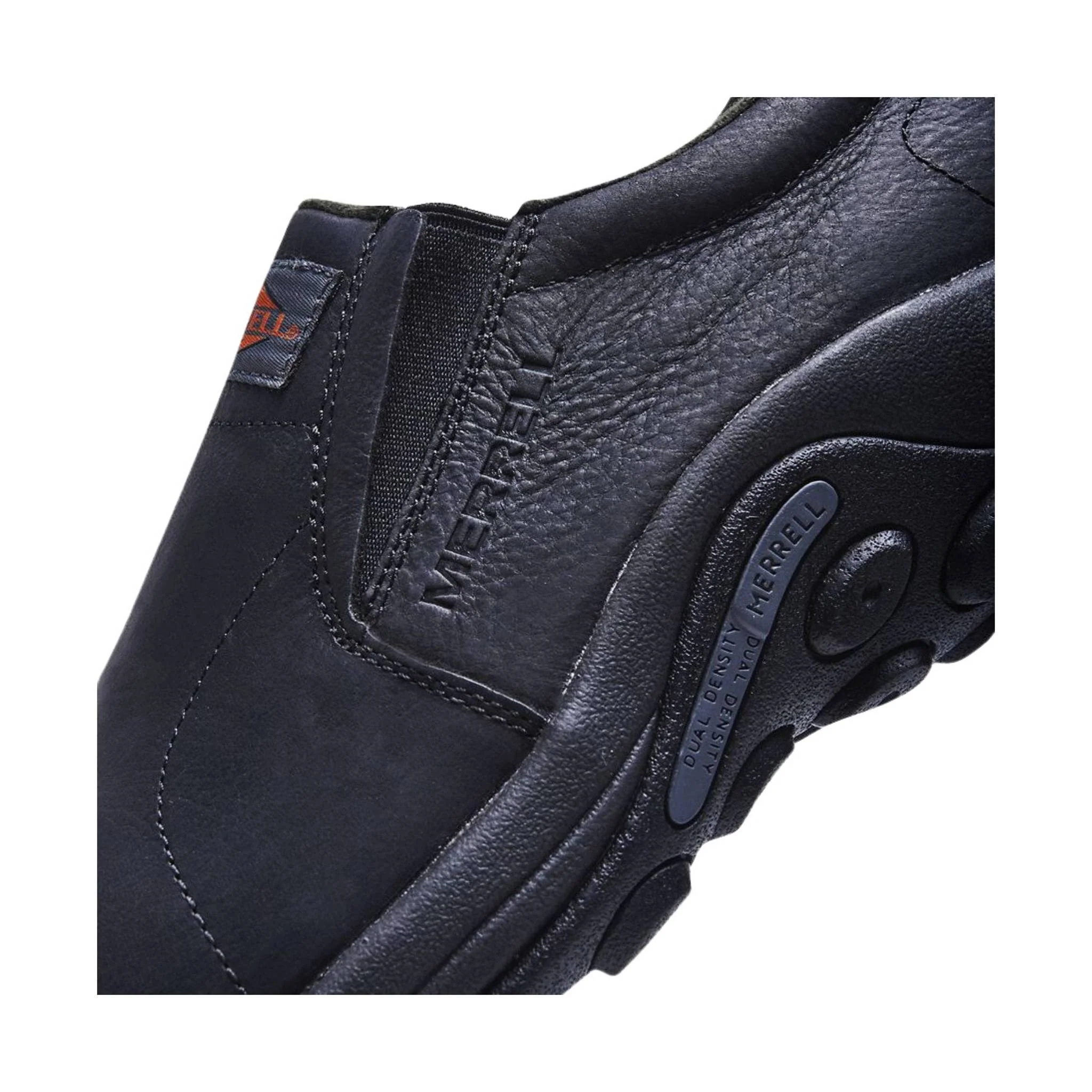 Merrell Men's Jungle Moc Leather Composite Toe Work Shoe - Black - Image 5