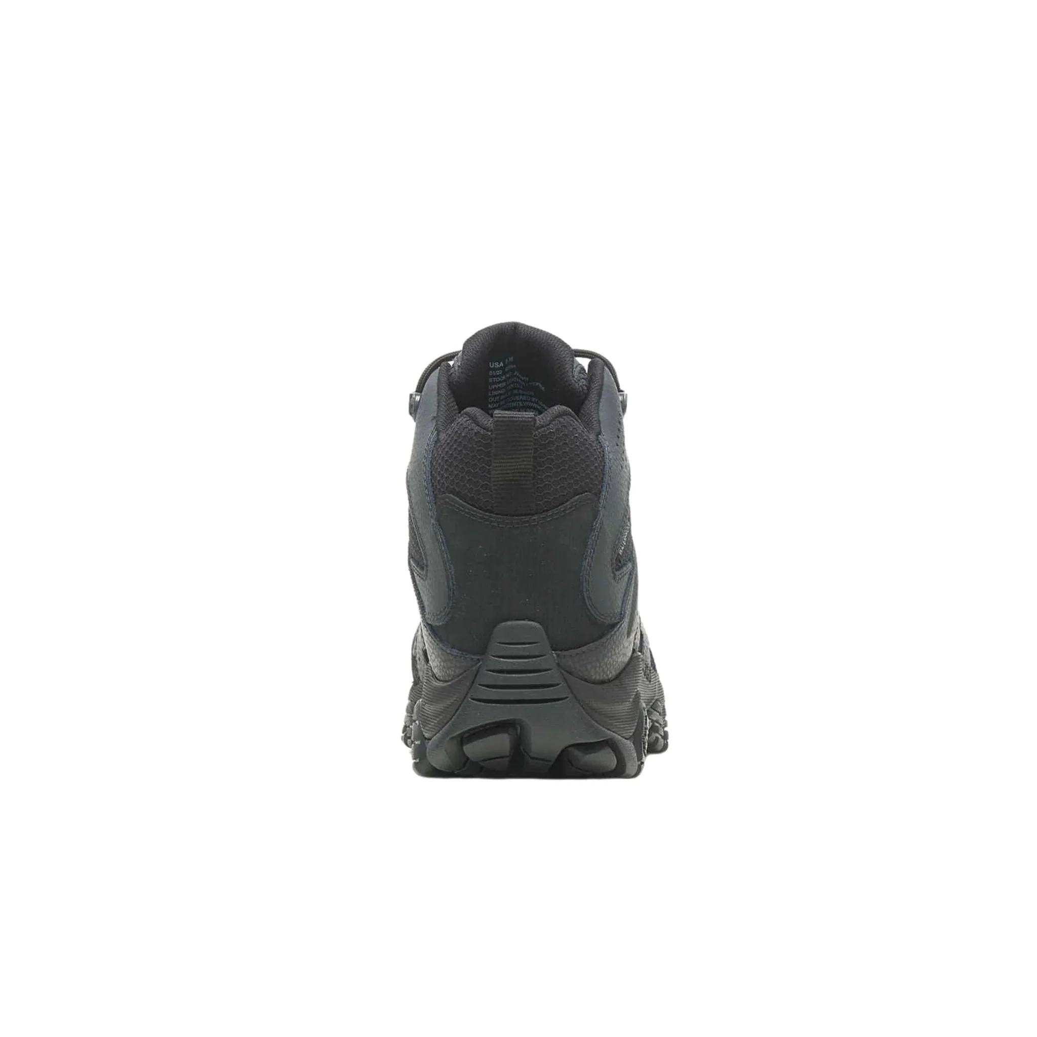 Merrell Men's Moab 3 Tactical Mid Waterproof Hiking Boots - Black - Image 4