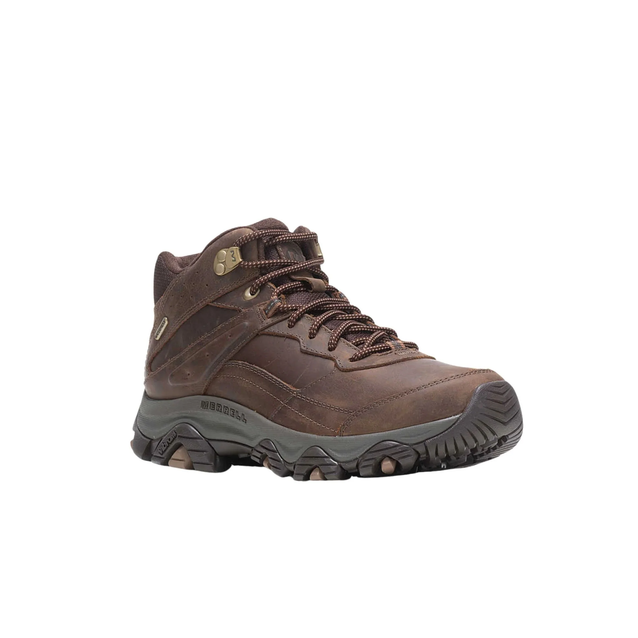 Merrell Men's Moab Adventure 3 Mid Waterproof Boots - Earth - Image 2