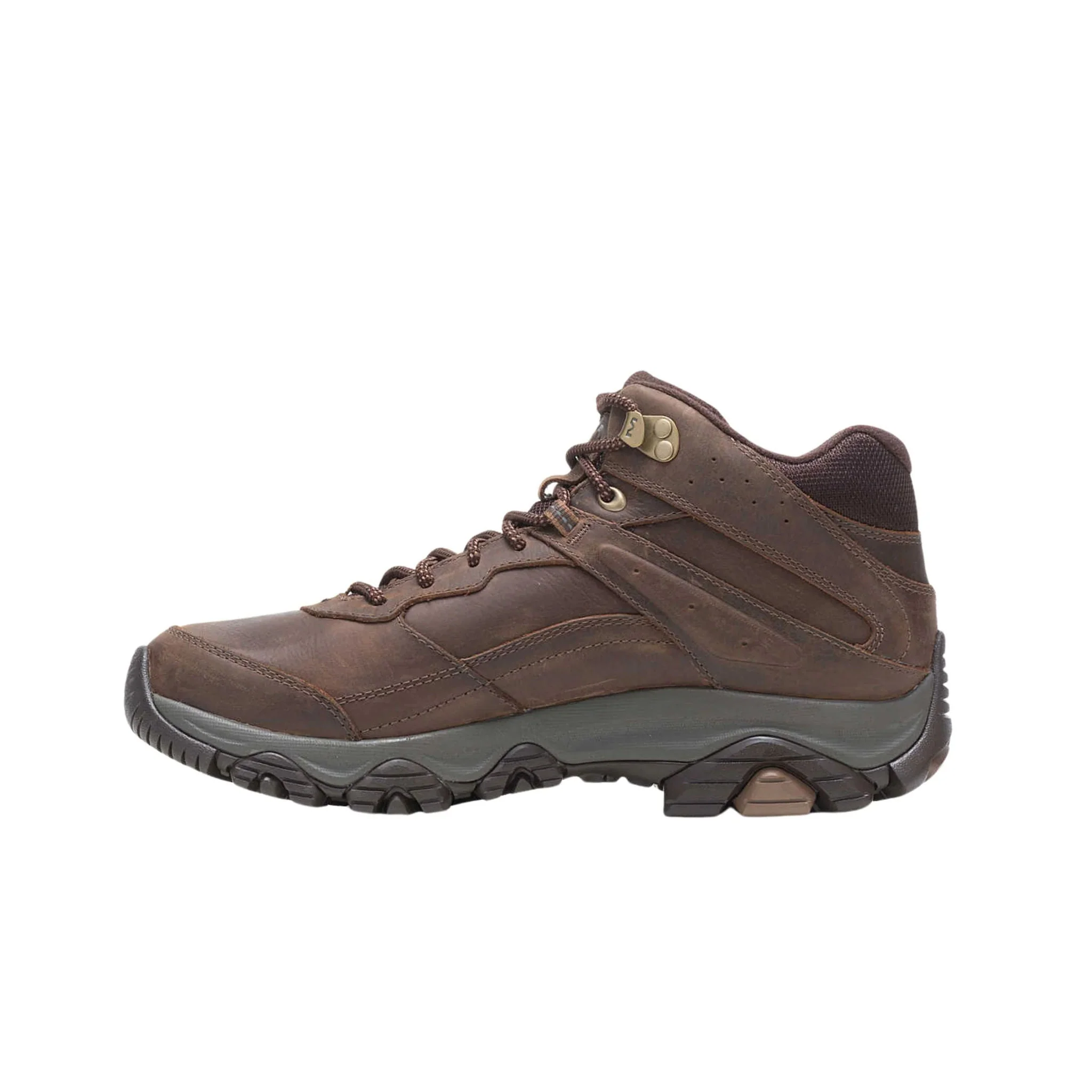 Merrell Men's Moab Adventure 3 Mid Waterproof Boots - Earth - Image 3