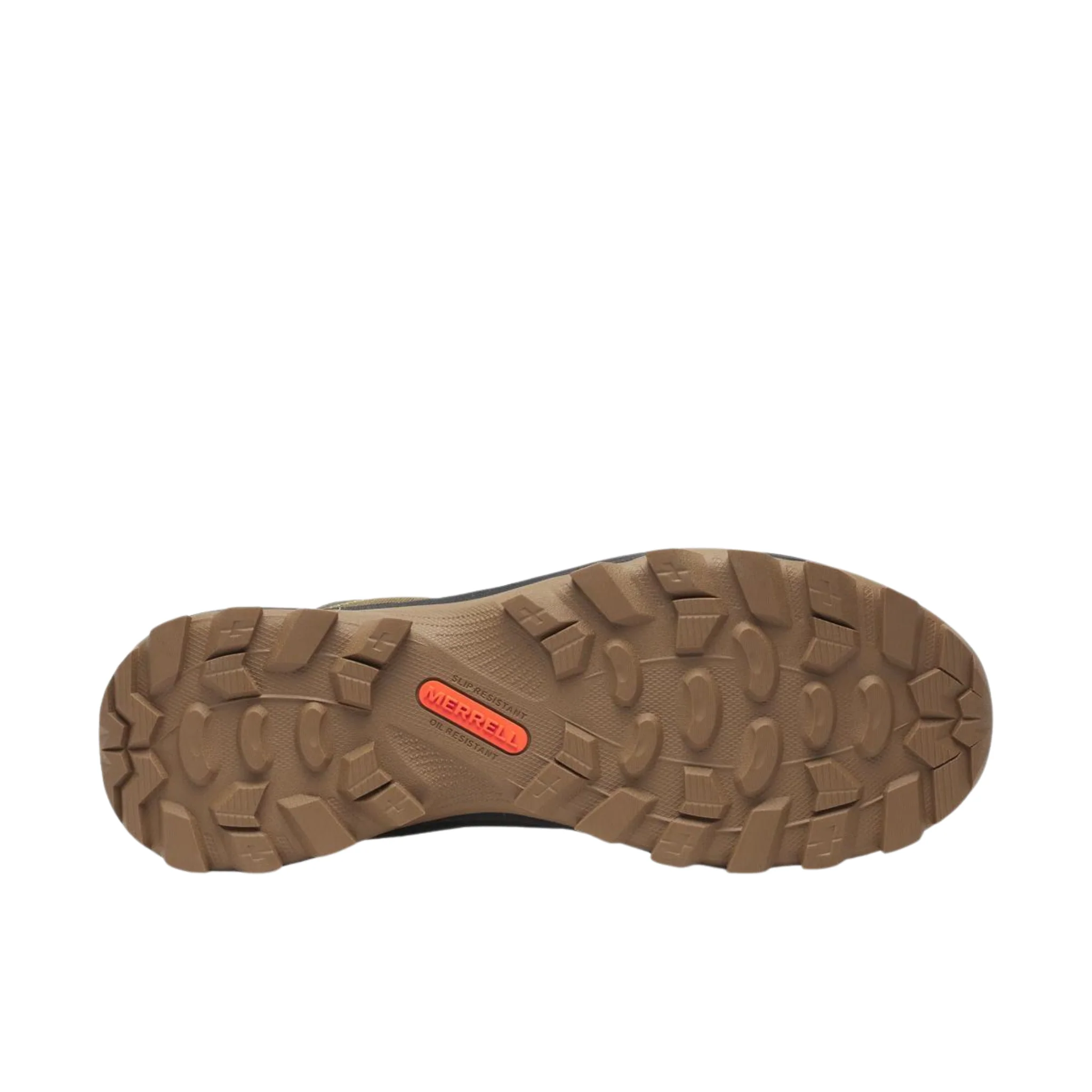 Merrell Men's Moab Speed 2 FX Mid Waterproof Carbon Fiber Toe Work Boots - Olive - Image 5