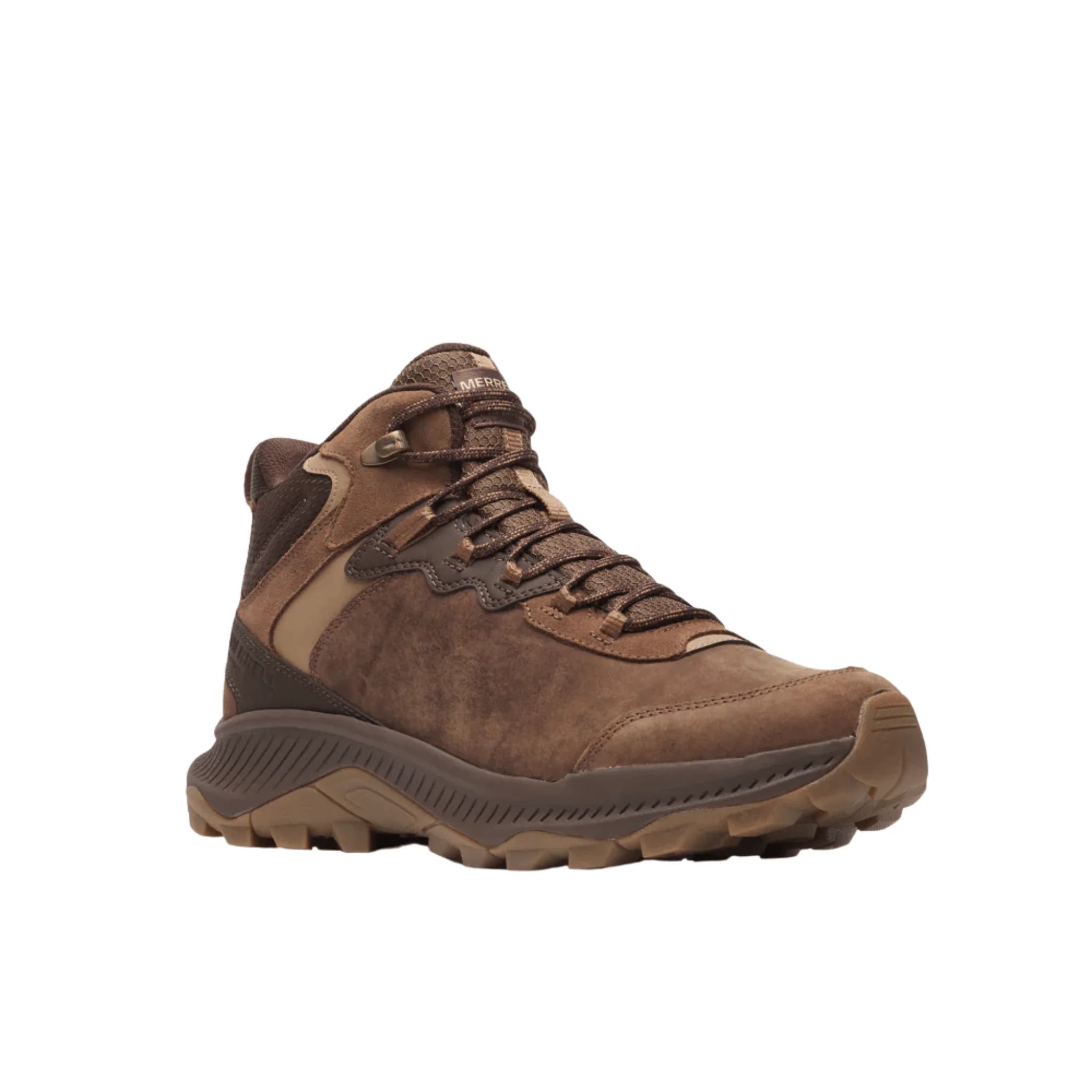 Merrell Men's Speed Strike 2 Leather Mid Waterproof Hiking Boots - Mole - Image 2