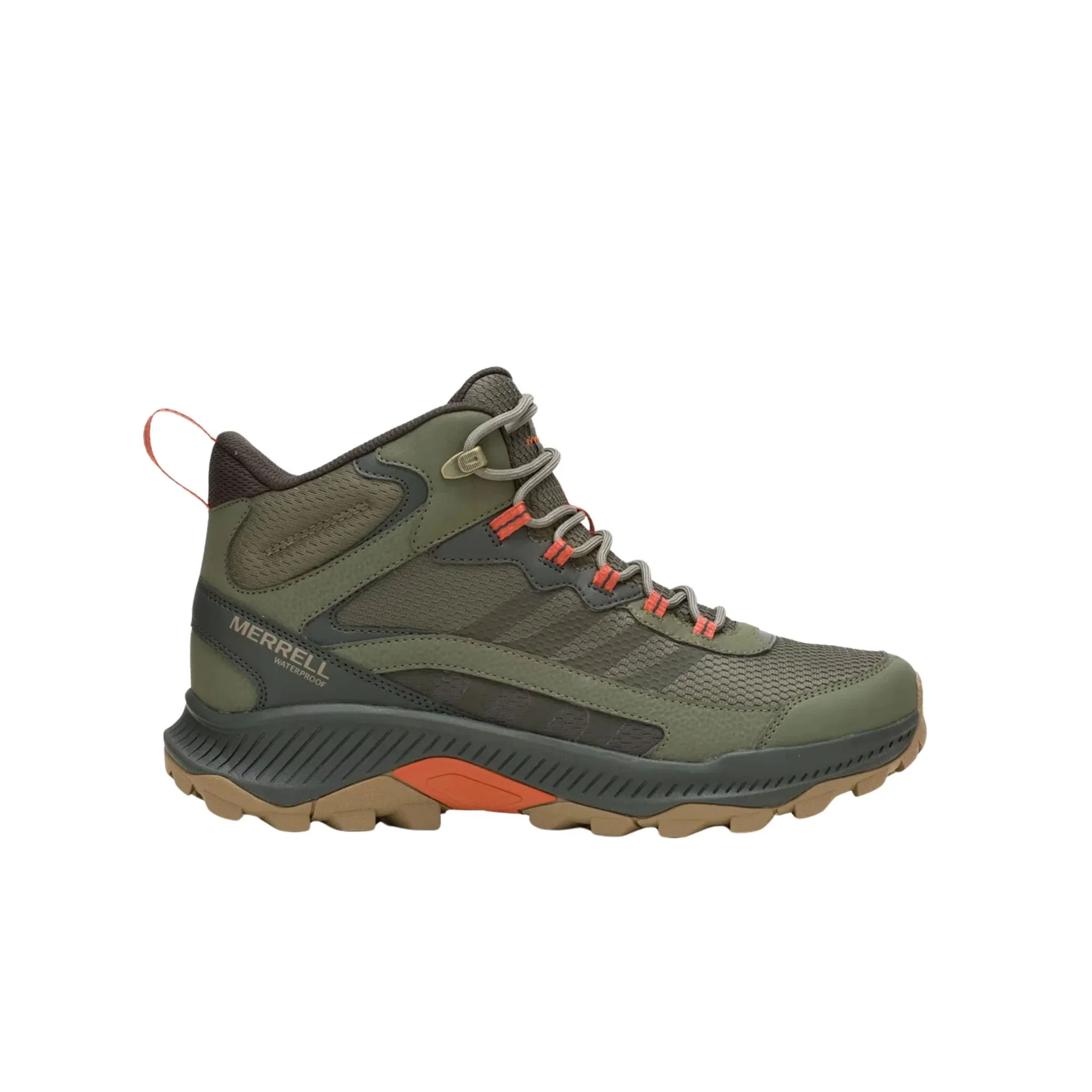 Merrell Men's Speed Strike 2 Mid Waterproof Hiking Boots - Olive