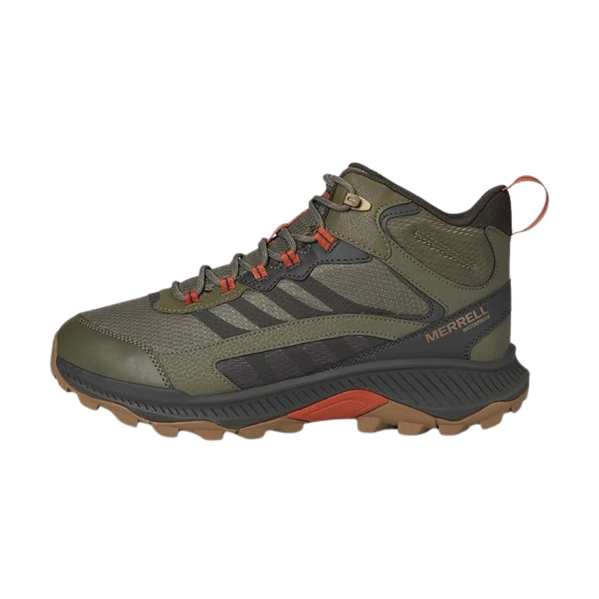 Merrell Men's Speed Strike 2 Mid Waterproof Hiking Boots - Olive - Image 2