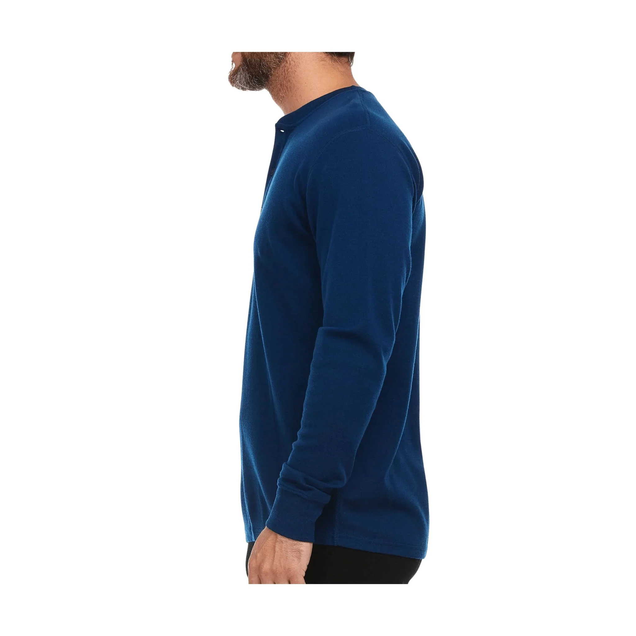 Minus 33 Men's Midweight Long Sleeve Henley - Navy - Image 2