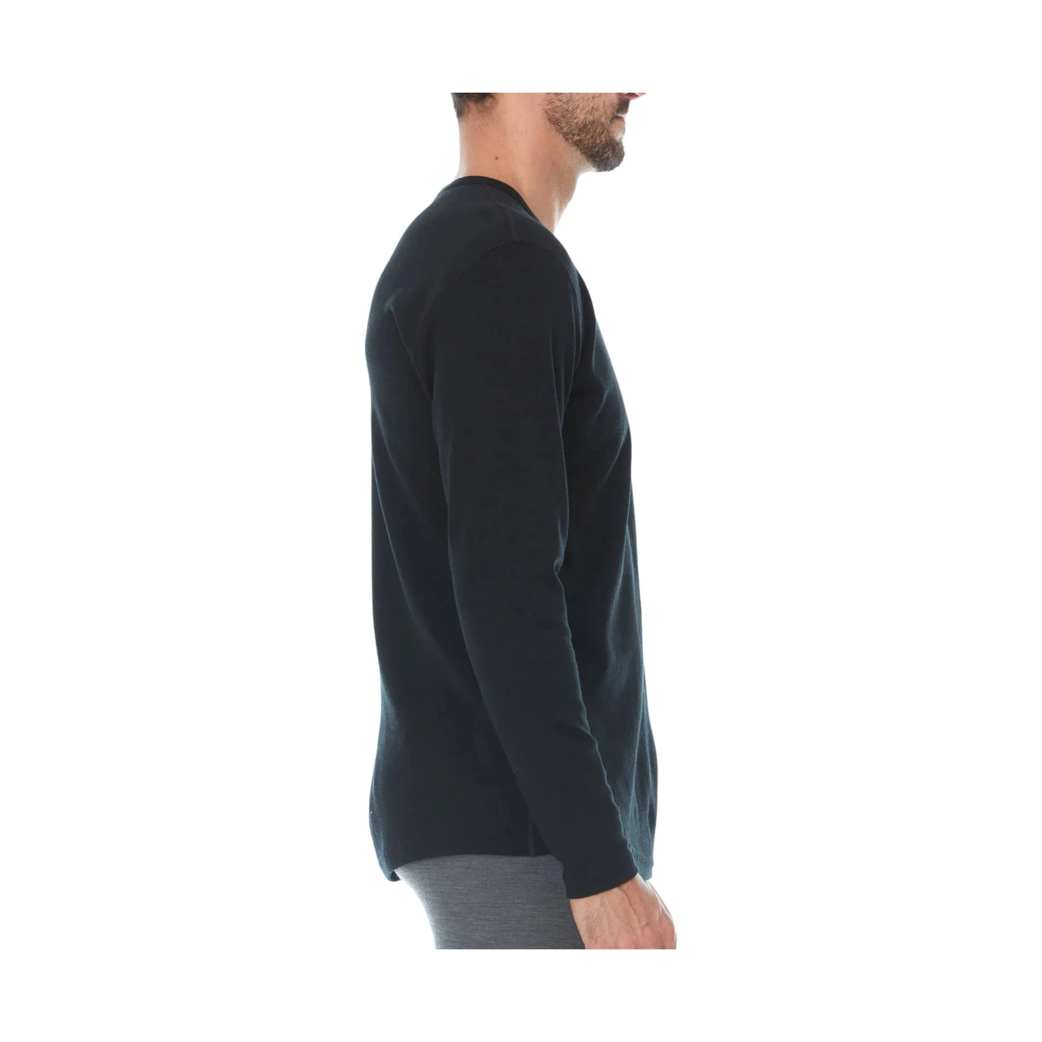 Minus33 Men's Chocorua Midweight Wool Crew - Black - Image 2