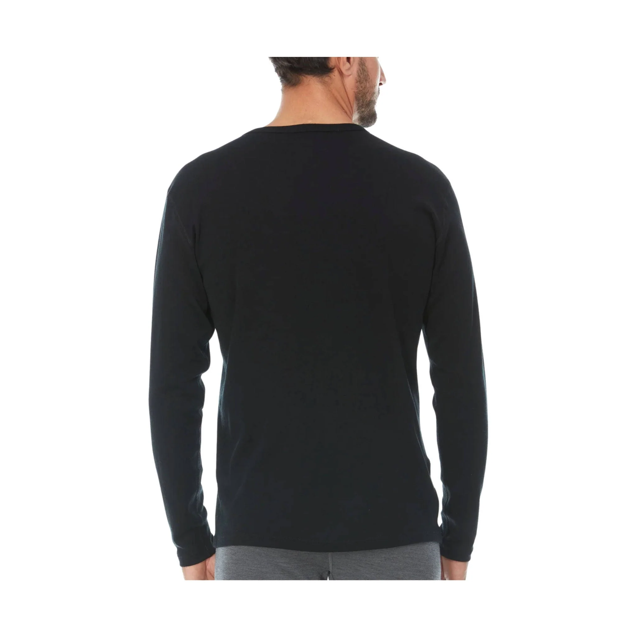 Minus33 Men's Chocorua Midweight Wool Crew - Black - Image 3