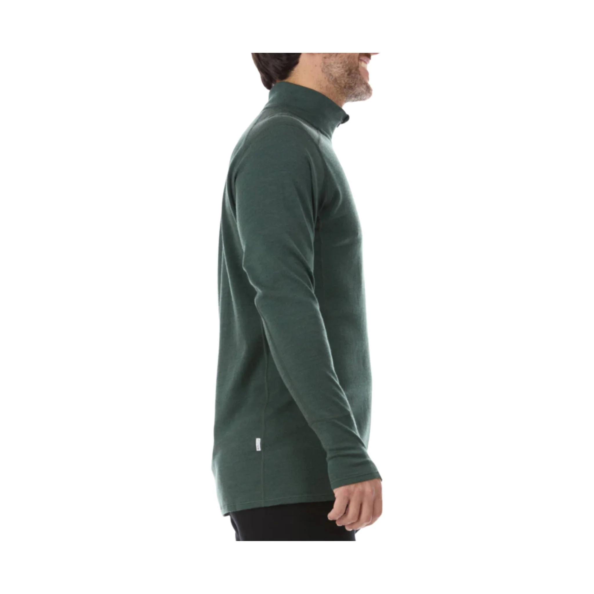 Minus33 Men's Midweight Isolation Quarter Zip - Forest - Image 2