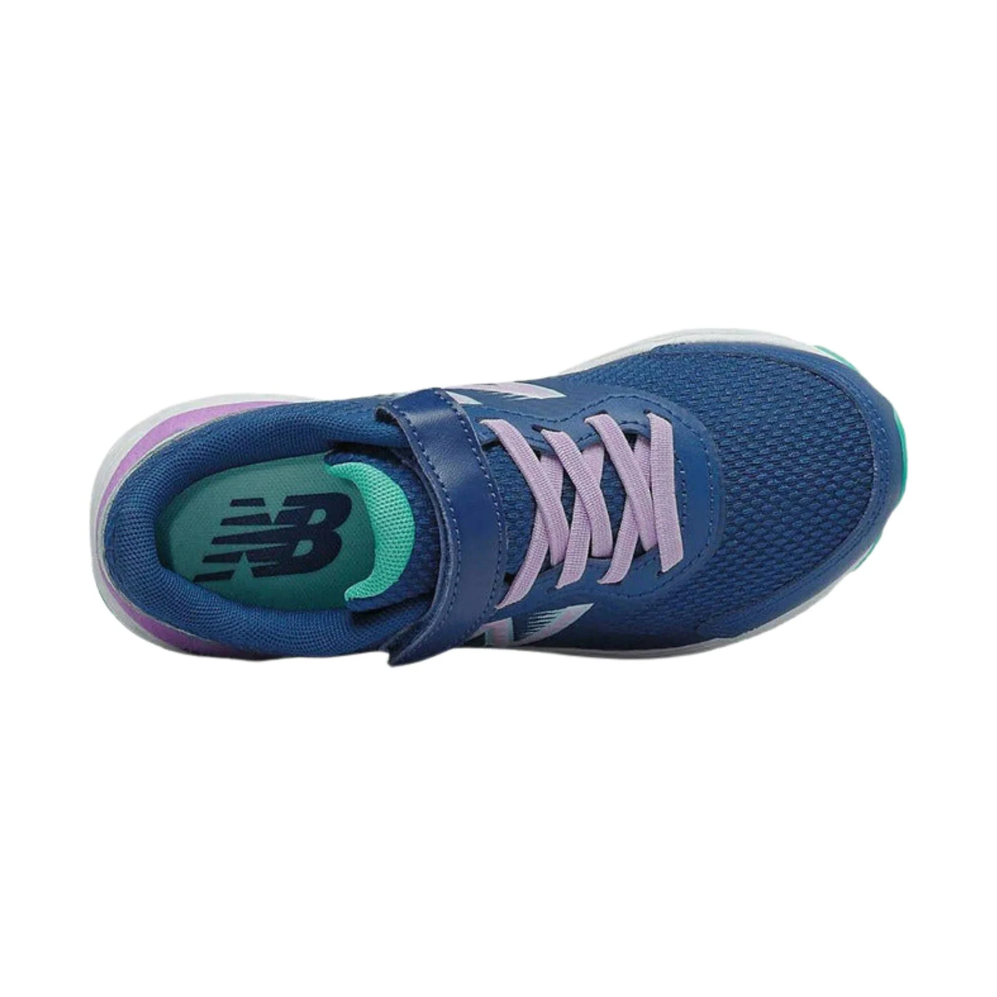 New Balance Kids' 680 V6 Bungee Running Shoes - Captain Blue - Image 3