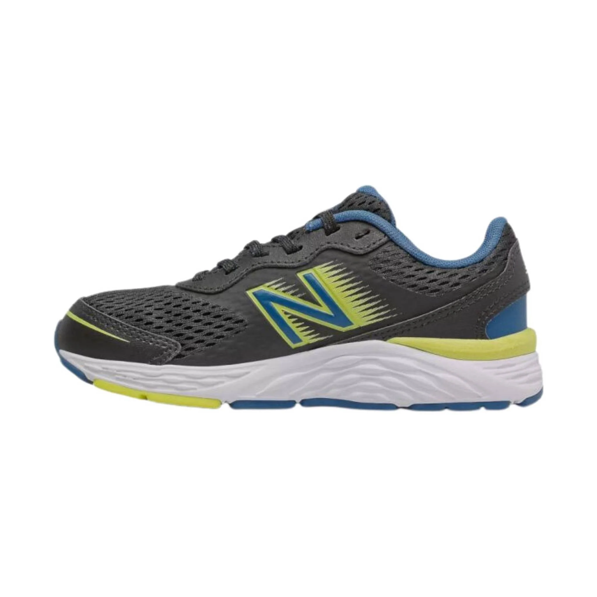 New Balance Kids' 680v6 - Black/Blue/Yellow - Image 2