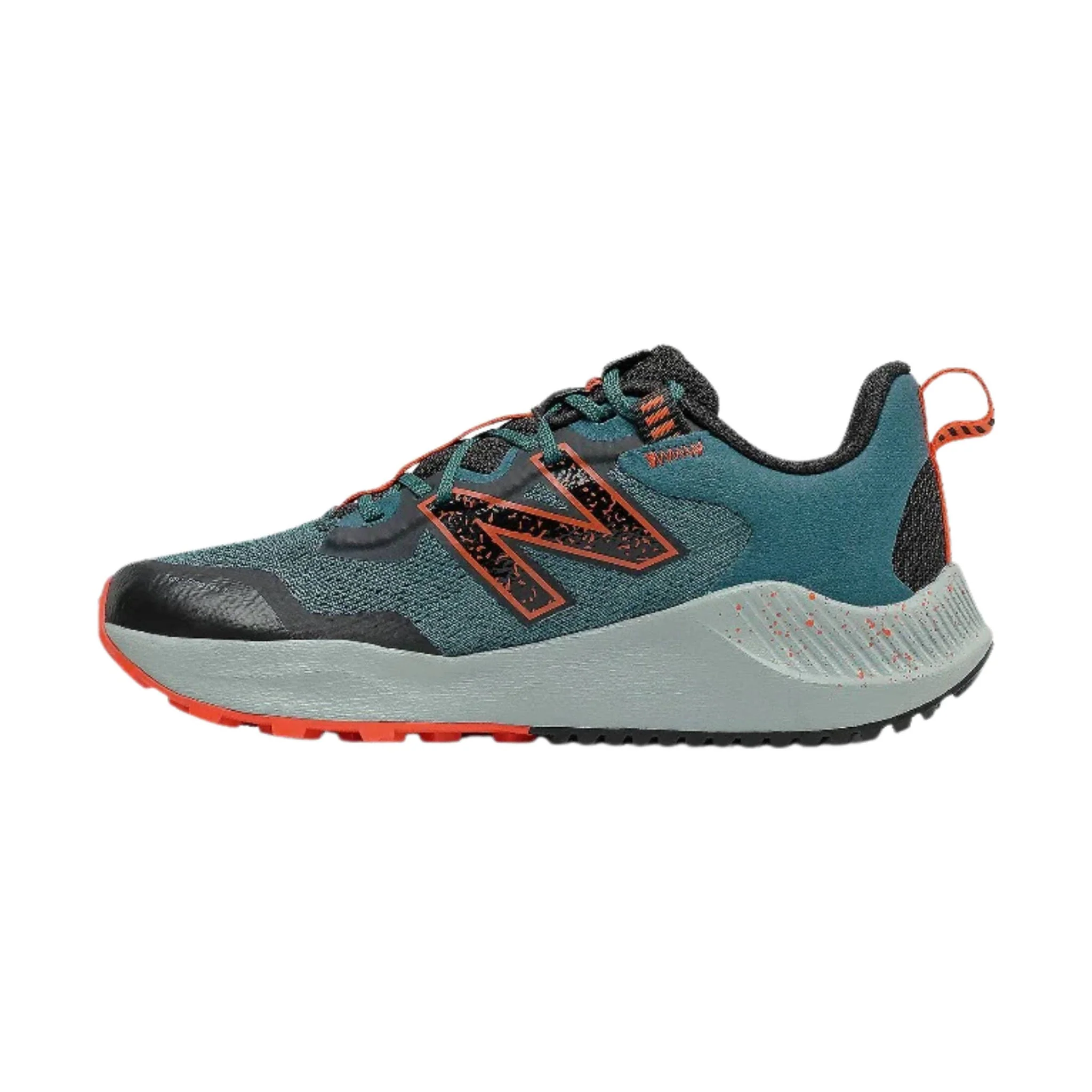 New Balance Kids' Nitrel V4 Shoes - Green/Orange - Image 2