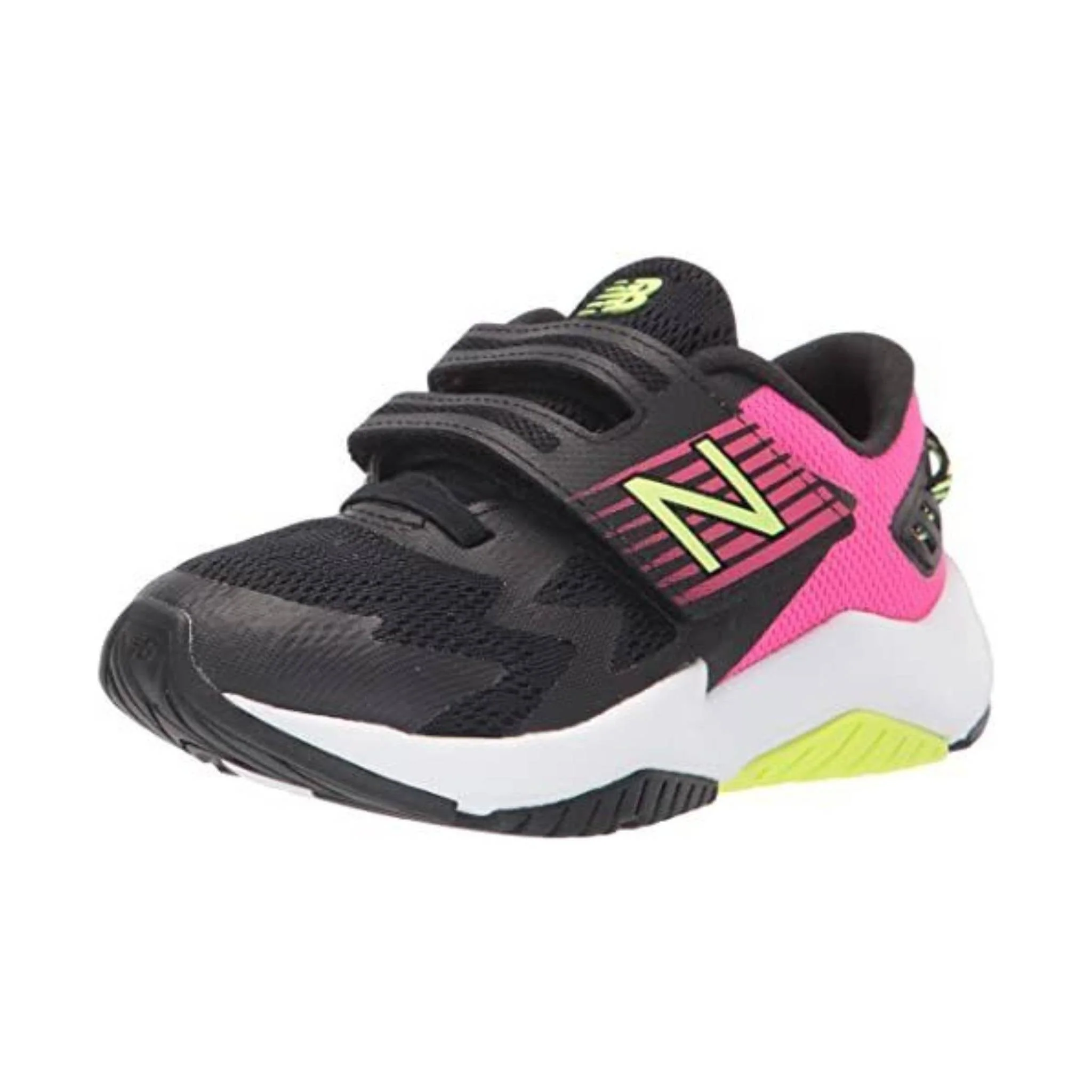 New Balance Kids' Rave Run Shoe - Black/Pink - Image 2