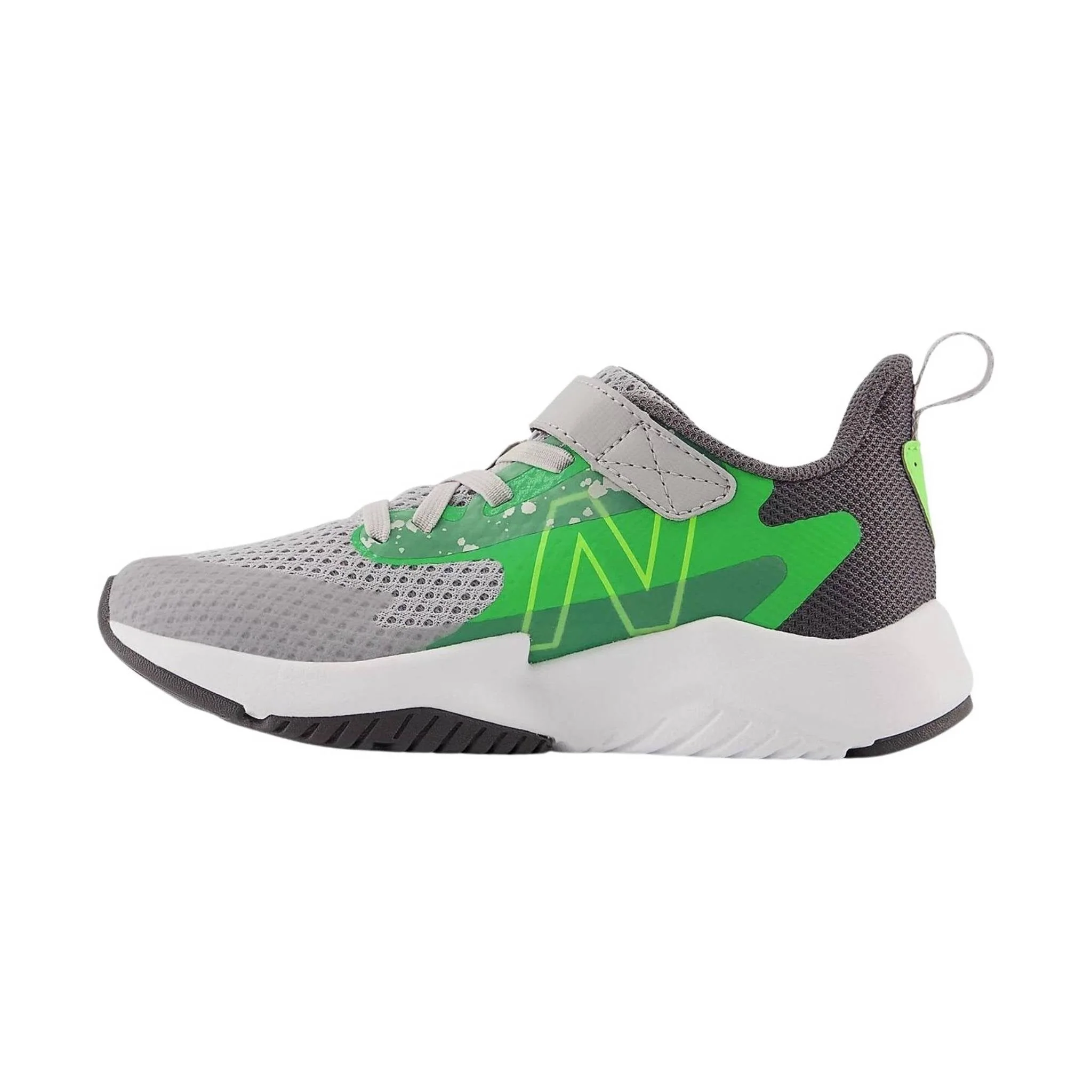 New Balance Kids' Rave Run v2 Bungee Lace - Raincloud - Image 2