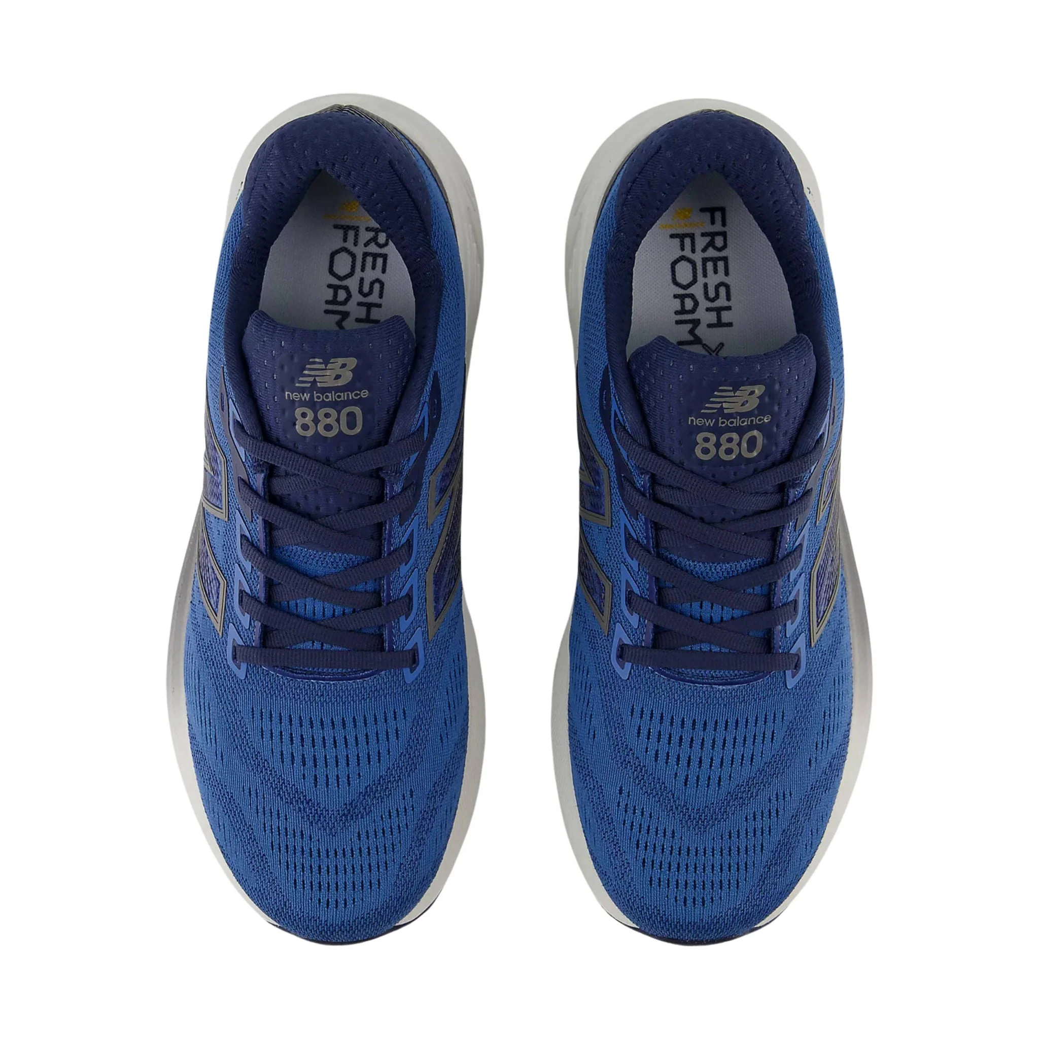 New Balance Men's Fresh Foam X 880v15 Running Shoes - Sea Stone With NB Navy and Marmalade - Image 3